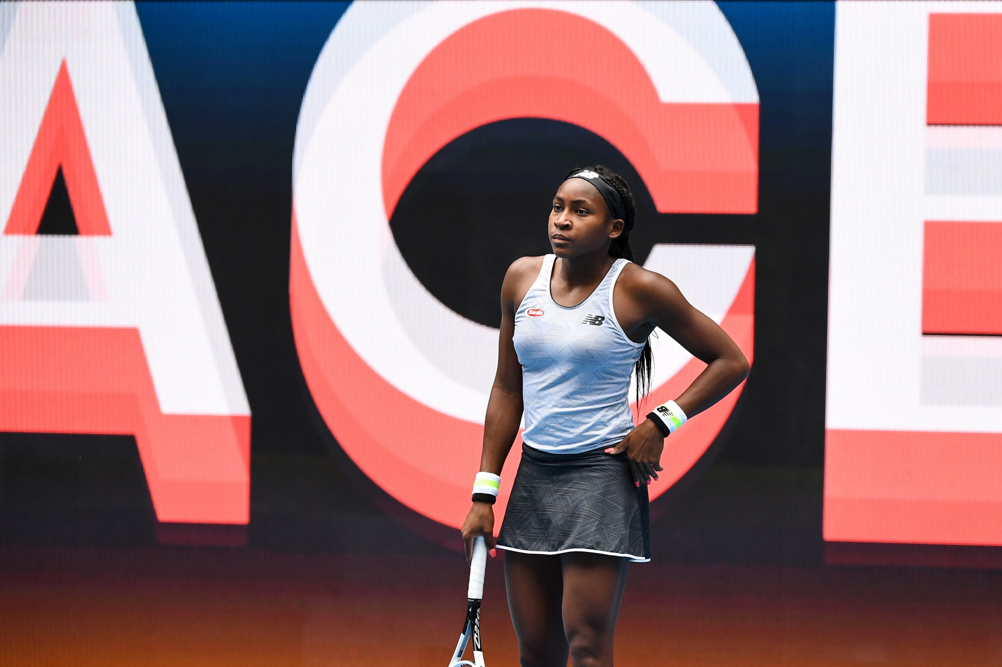 Fifteen-year-old Coco Gauff continued her emergence as a star of the future ©Getty Images