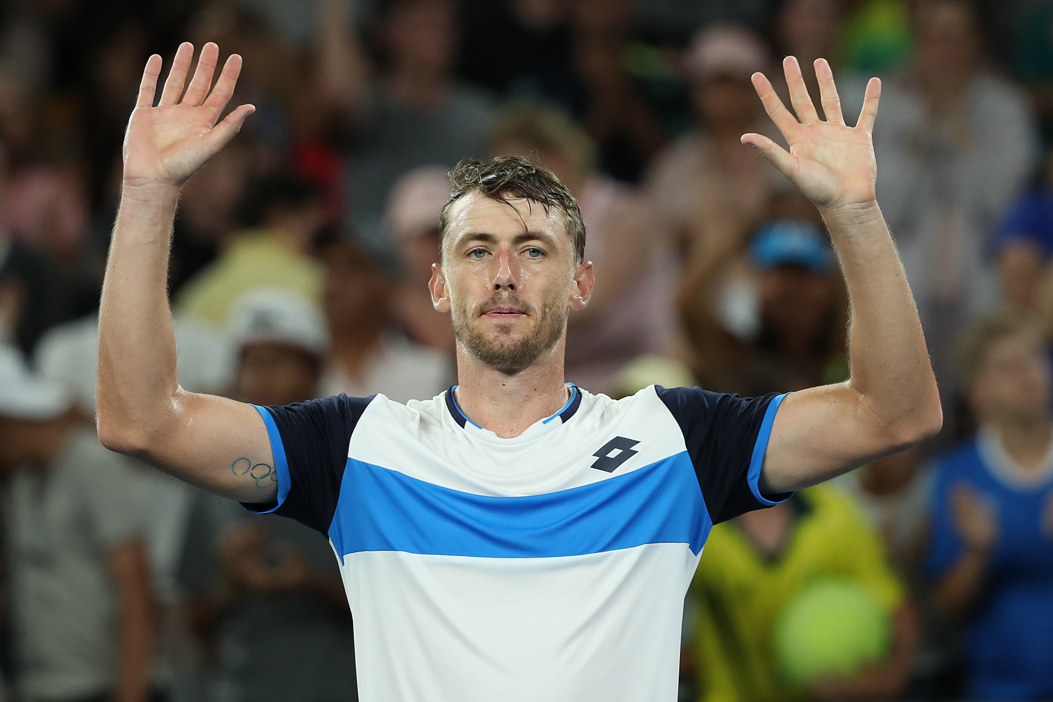 Australia's John Millman provided home cheer in the men's draw ©Getty Images