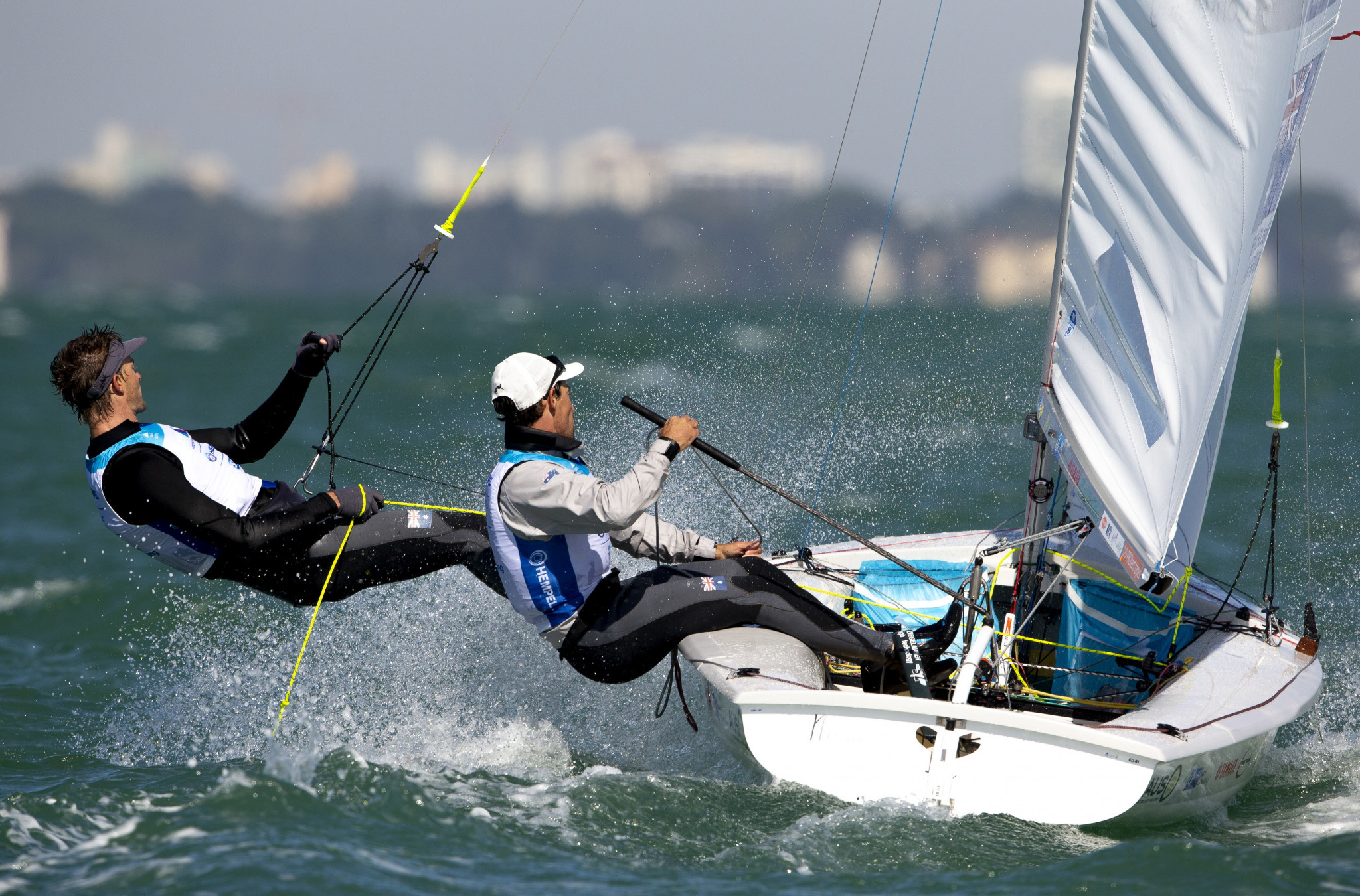 Olympic silver medallists move into men's 470 lead at Sailing World Cup in Miami