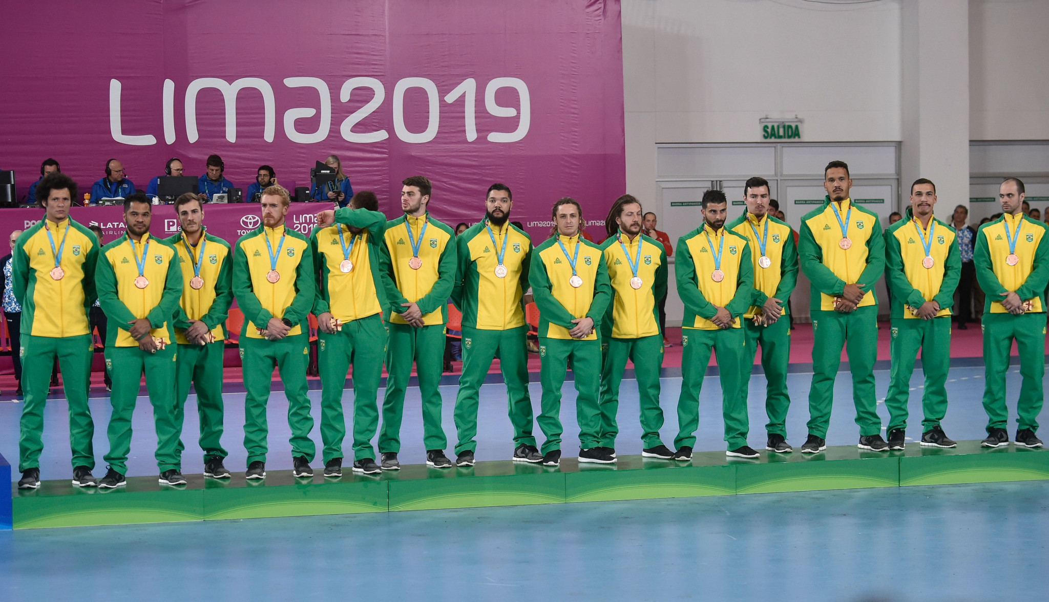Brazil's handball team also claimed a big win over Bolivia ©Getty Images