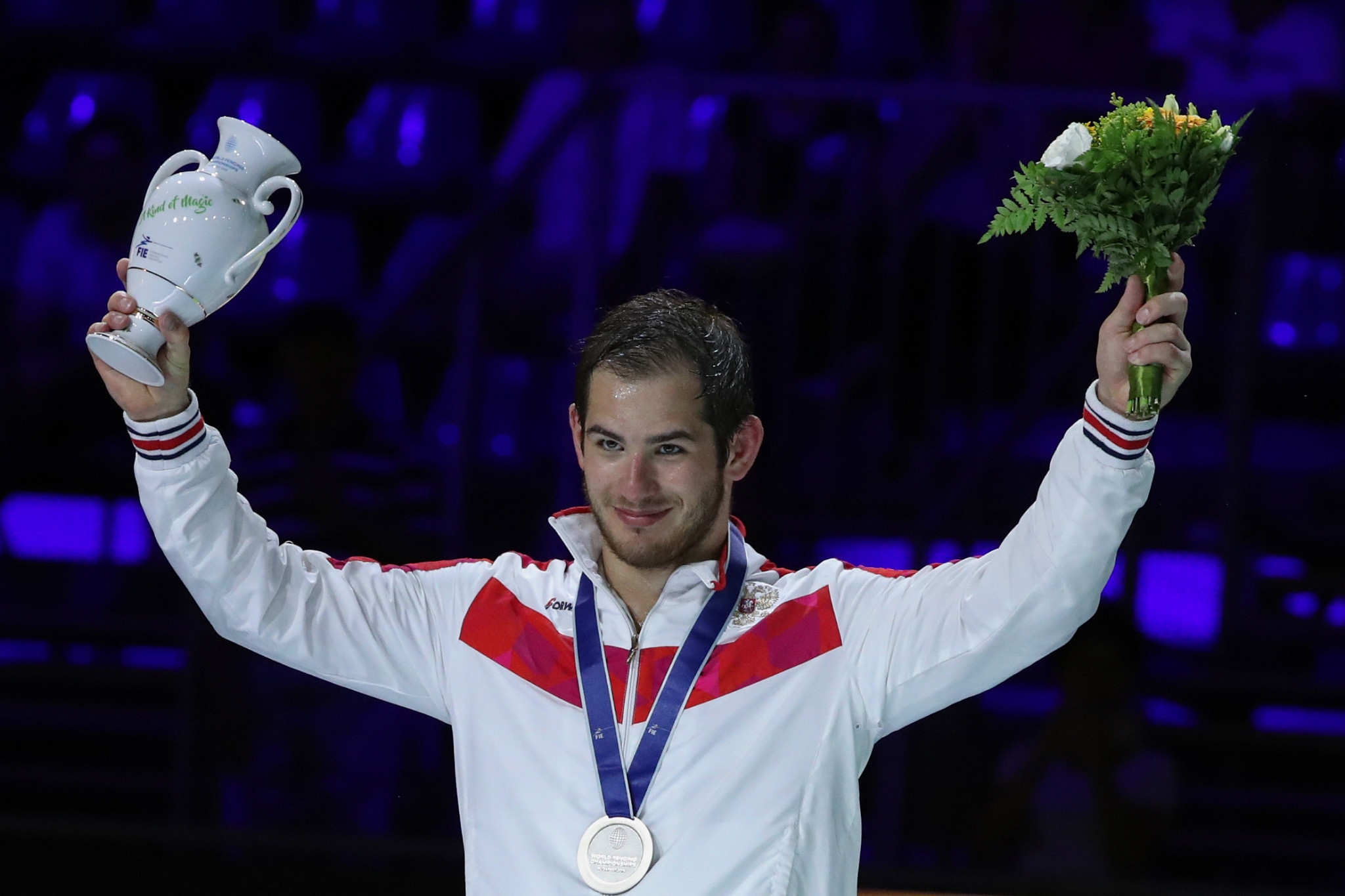 World silver medallist Sergey Bida will be aiming for success at the FIE Épée Grand Prix in Doha ©Getty Images