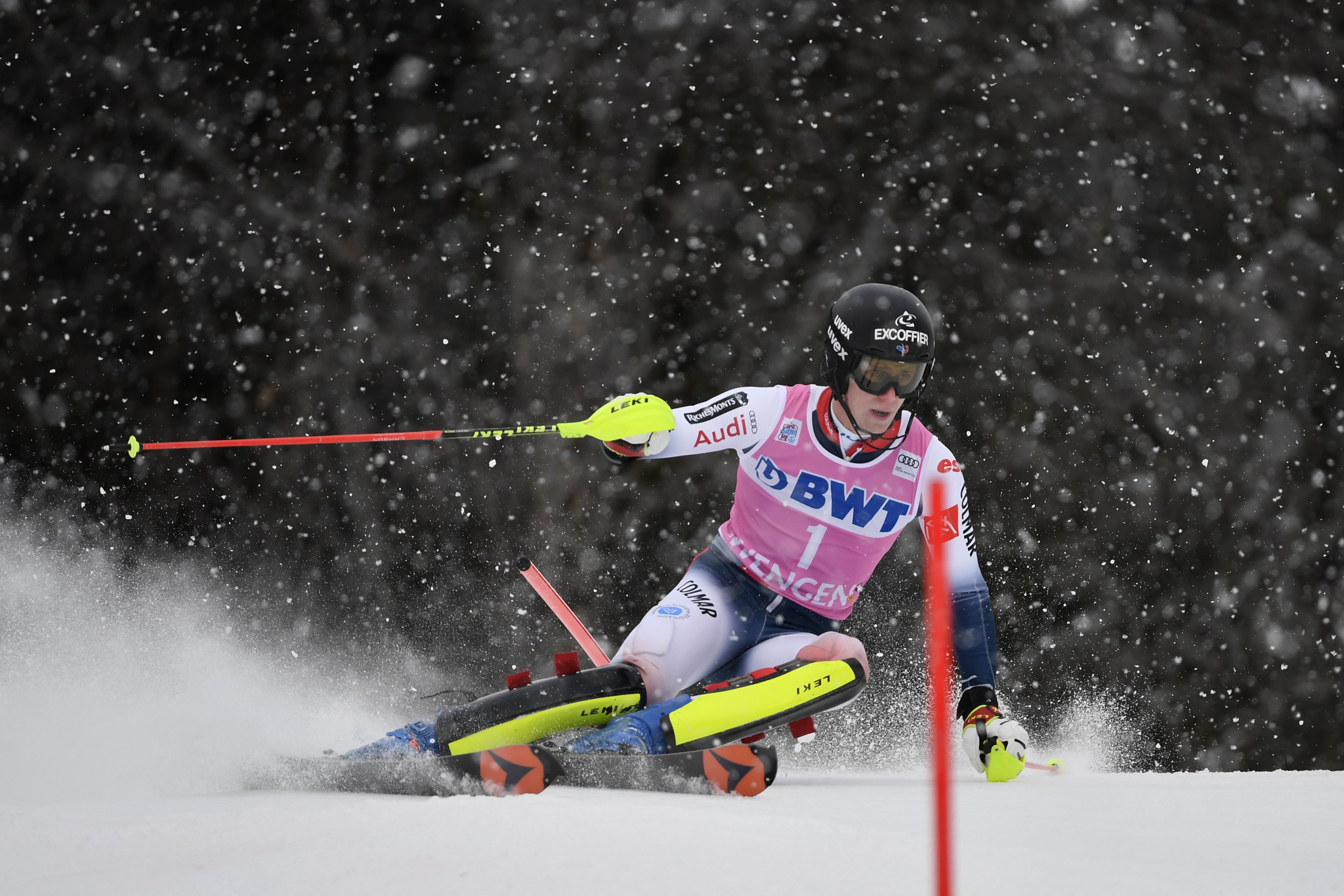 Clément Noël will aim for back-to-back slalom victories in Kitzbühel ©Getty Images