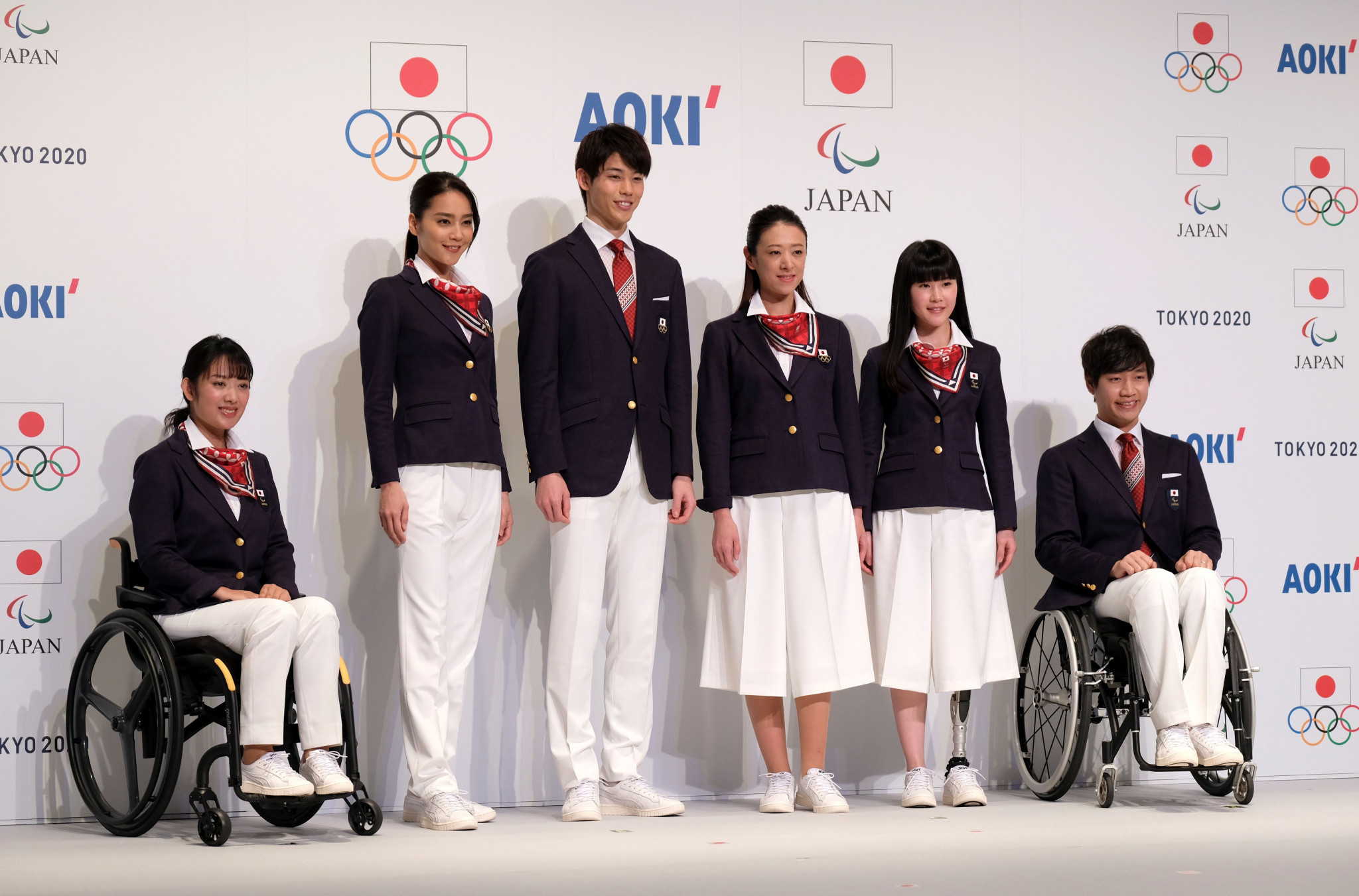 The second uniform will be used at formal events attended by the Japanese delegations ©Getty Images