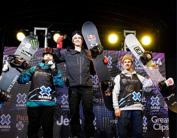 Scotty James is used to being on top of the Winter X Games podium ©X Games/Twitter