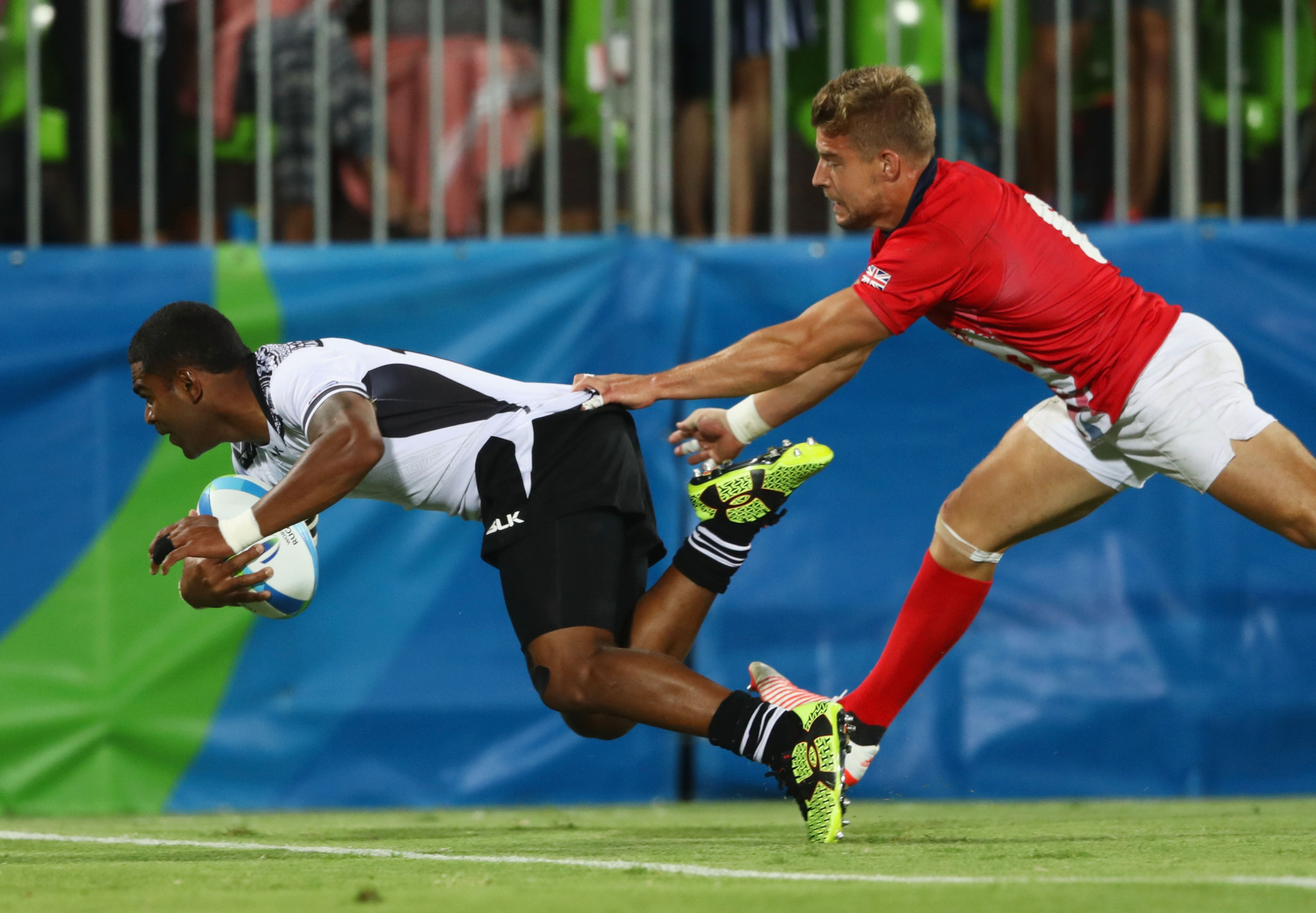 The introduction of rugby sevens onto the Olympic programme at Rio 2016, which saw Fiji winning the men's gold medal, was picked as a highlight of his first four-year term by Sir Bill Beaumont ©Getty Images