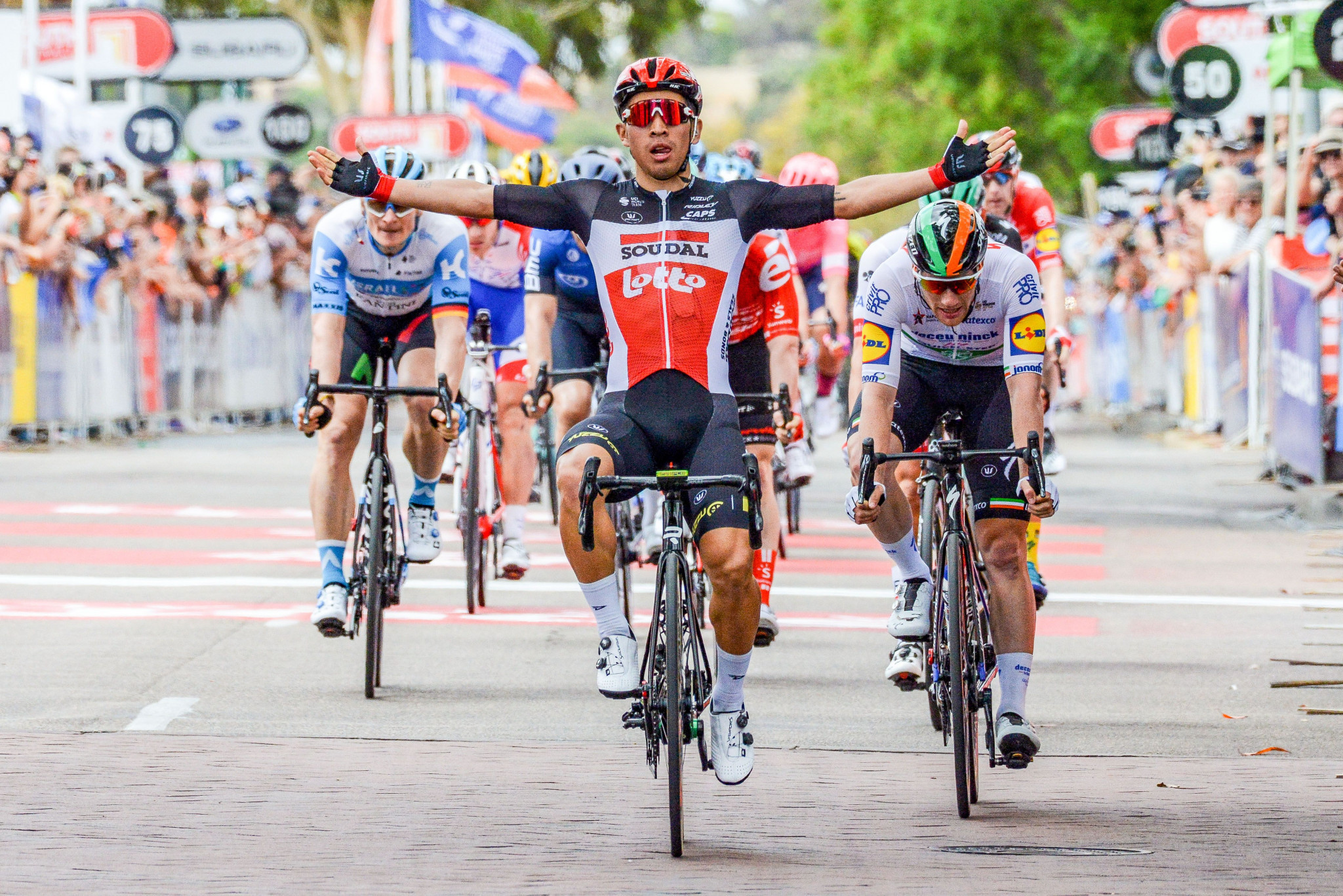 Ewan wins Tour Down Under stage four, but Porte retains overall lead