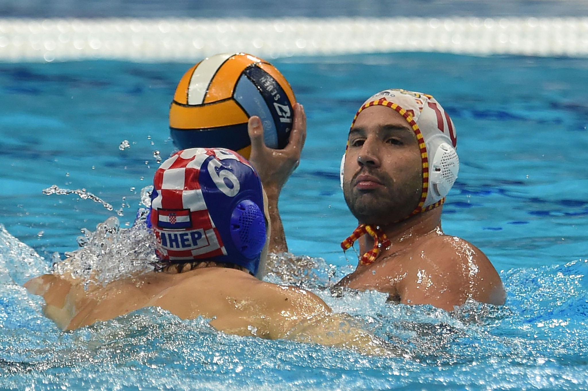 Spain edged past Croatia to reach the final of the Men's European Water Polo Championships ©Getty Images