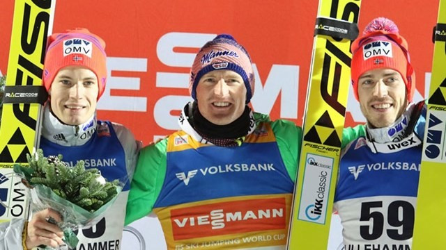 Severin Freund of Germany took victory in a weather-affected event in Lillehammer ©FIS