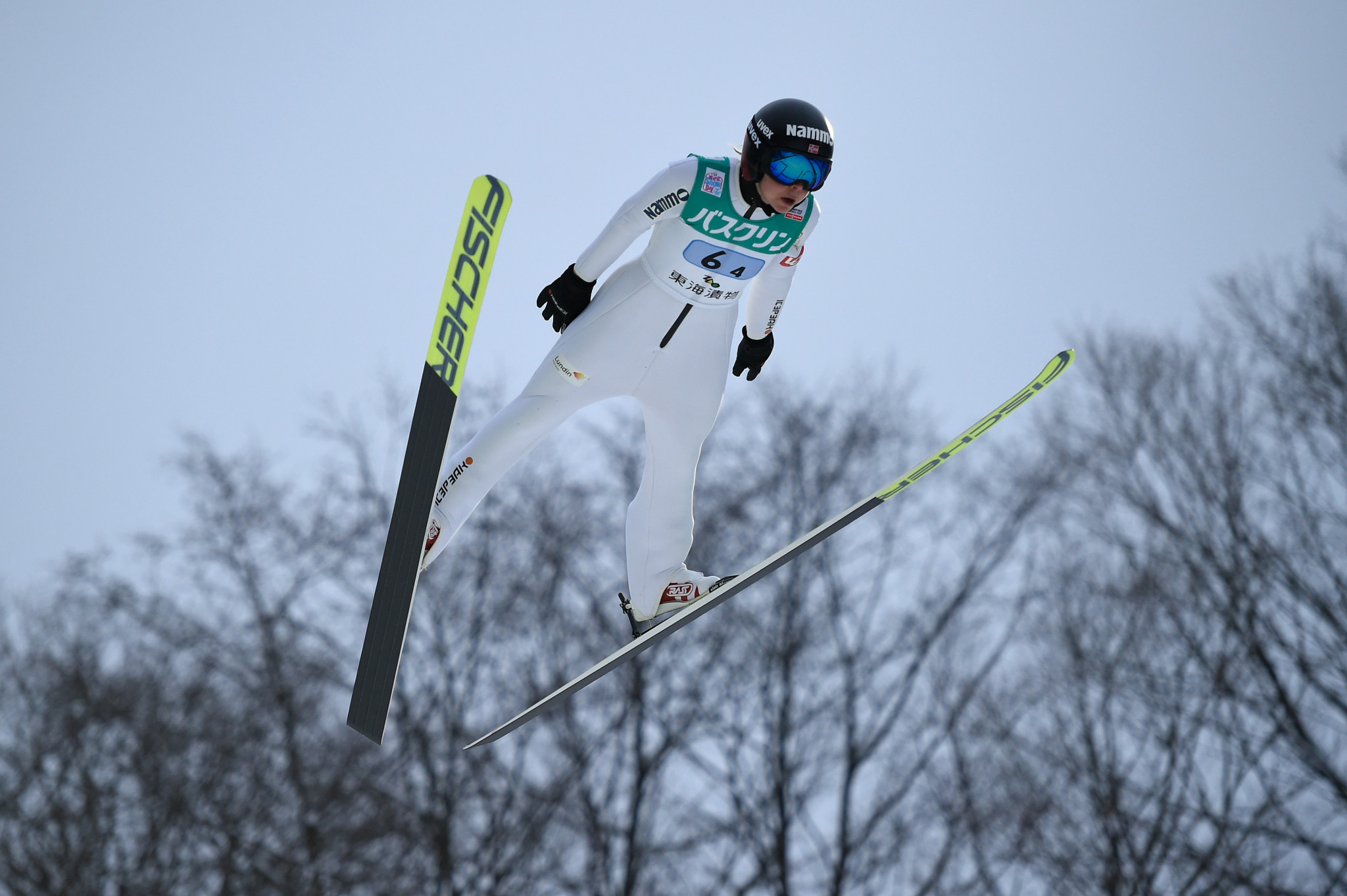 Olympic champion Maren Lundby of Norway slipped down to third in the FIS Ski Jumping World Cup standings ©Getty Images  