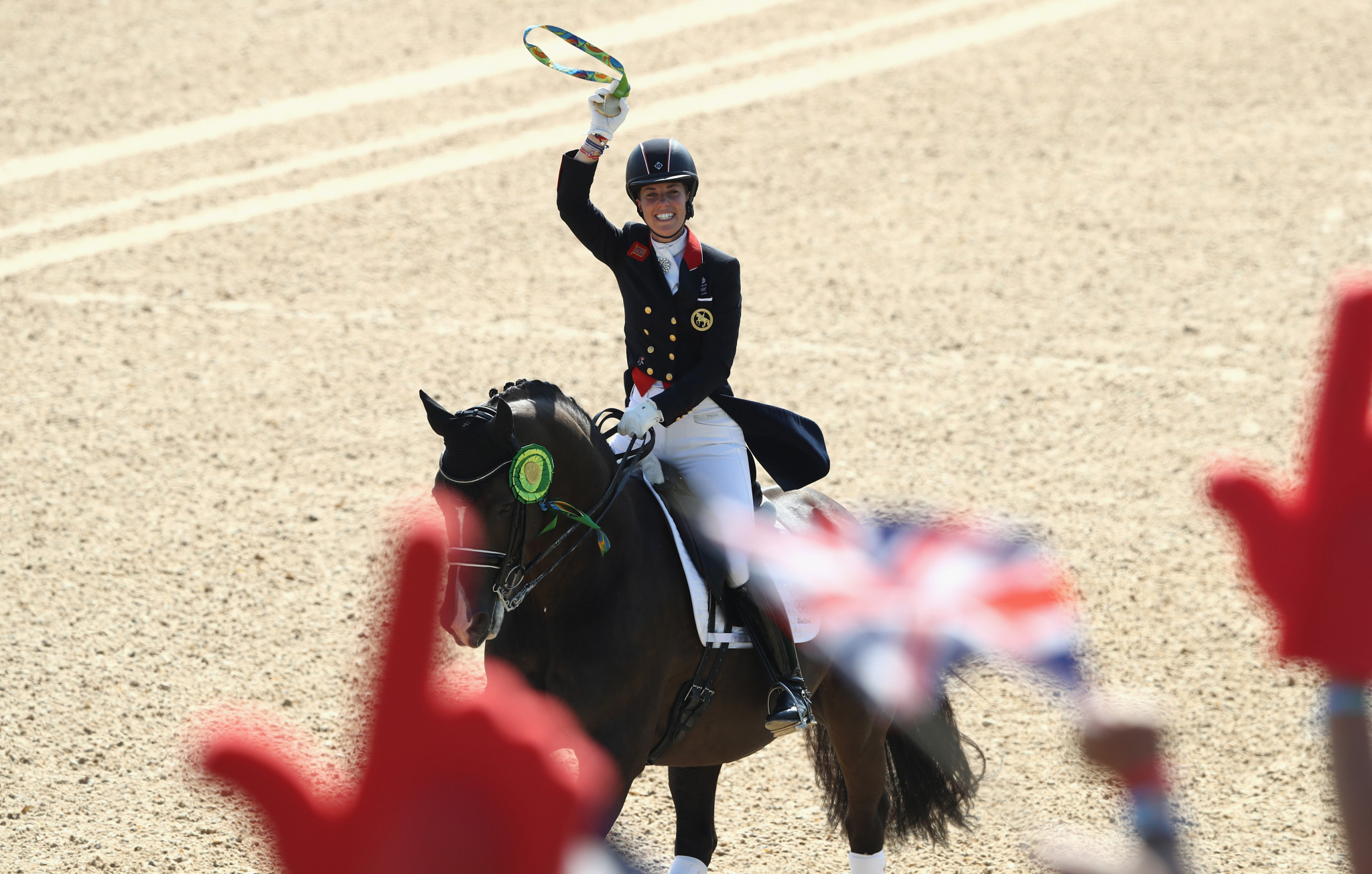 Valegro, the horse Charlotte Dujardin rode to individual dressage gold at Rio 2016, has since retired ©Getty Images