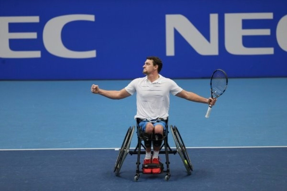 Gerard to face defending champion Kunieda in men's singles final at NEC Wheelchair Tennis Masters