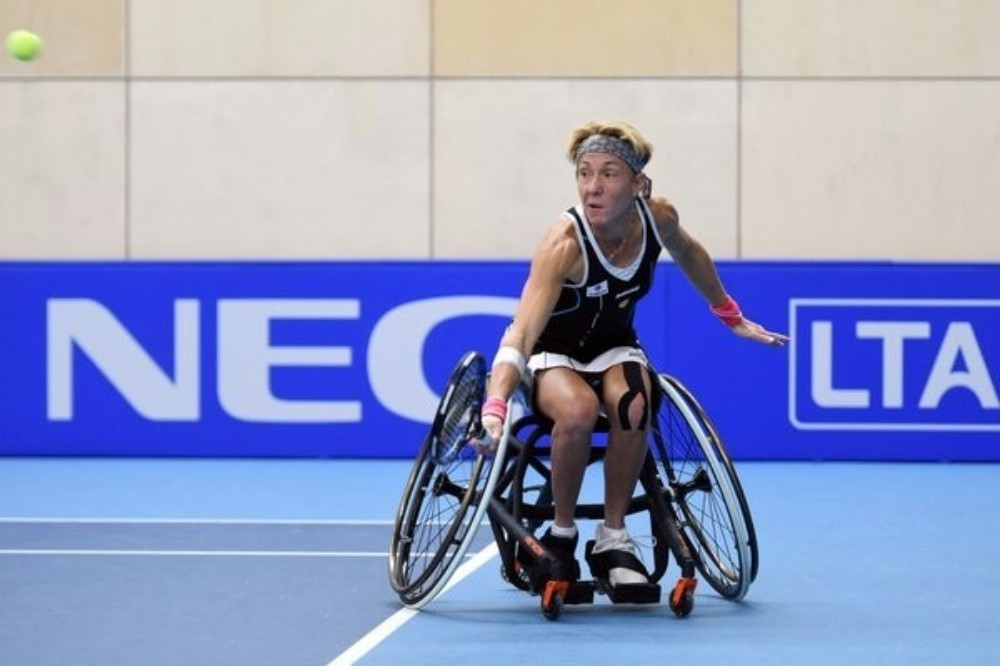 Sabine Ellerbrock earned a three set win to reach the women's final