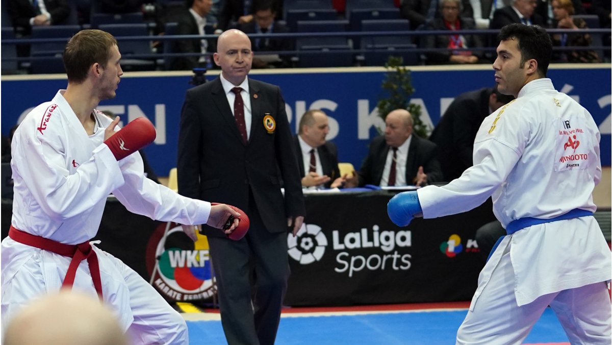 Day two of the WKF Karate 1-Premier League event in Paris provided several shock results ©WKF