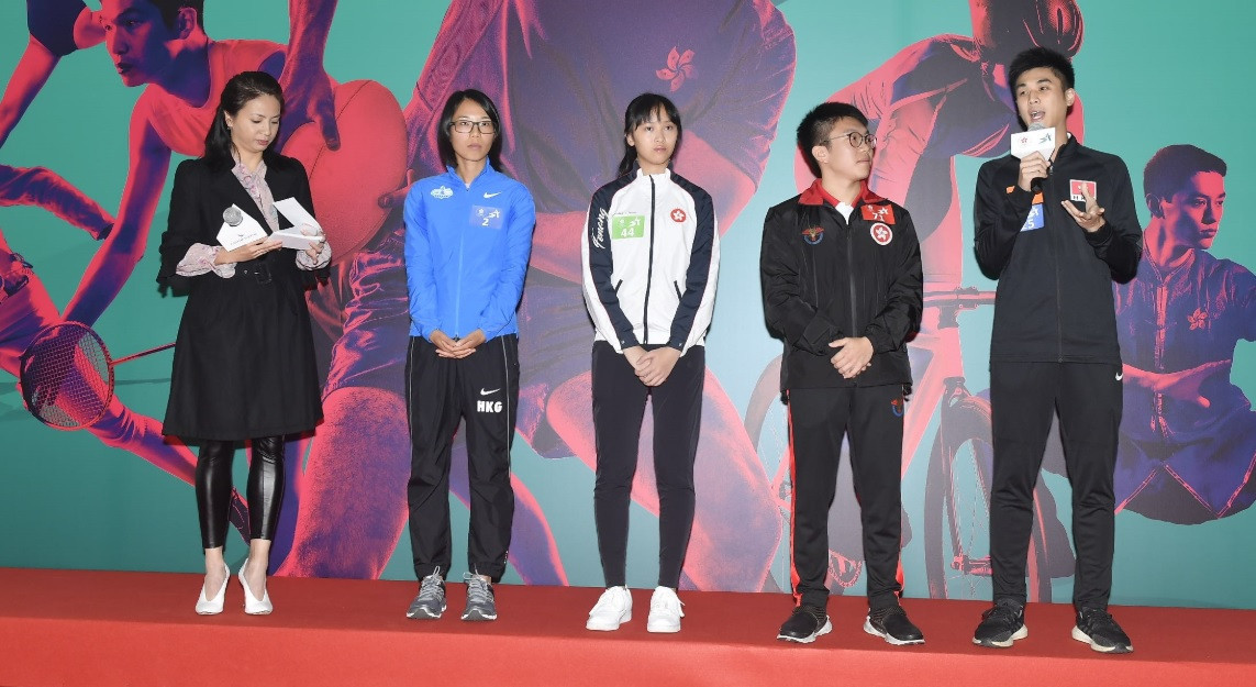The launch event for voting for this year's Hong Kong Sports Stars Awards ©SF&OC