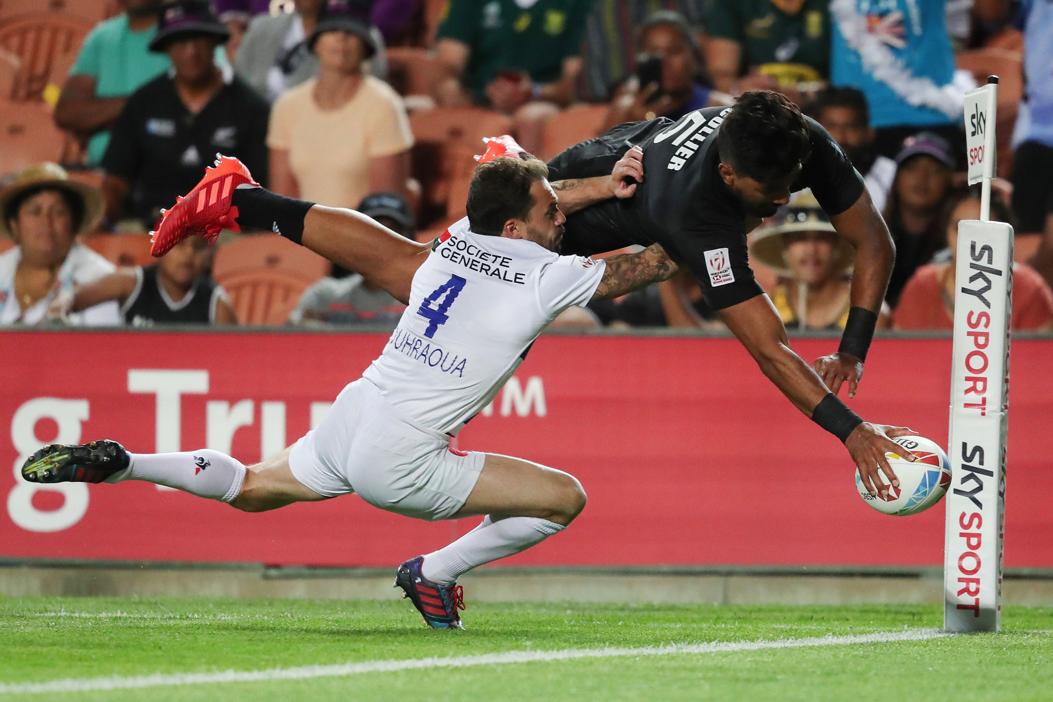 New Zealand crowned champions in home leg of men's World Rugby Sevens Series