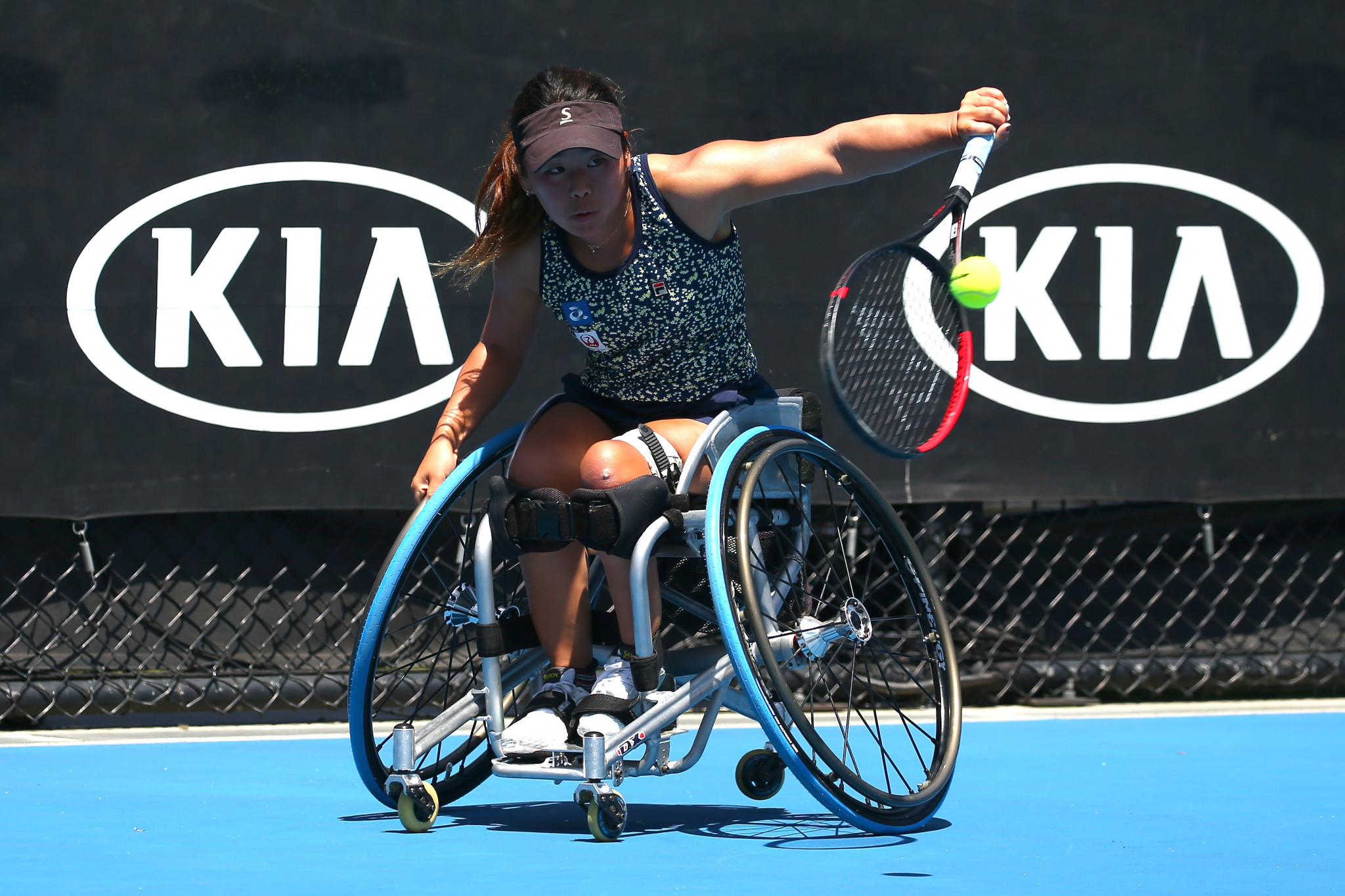 Yui Kamiji won the women's title in Melbourne ©Getty Images