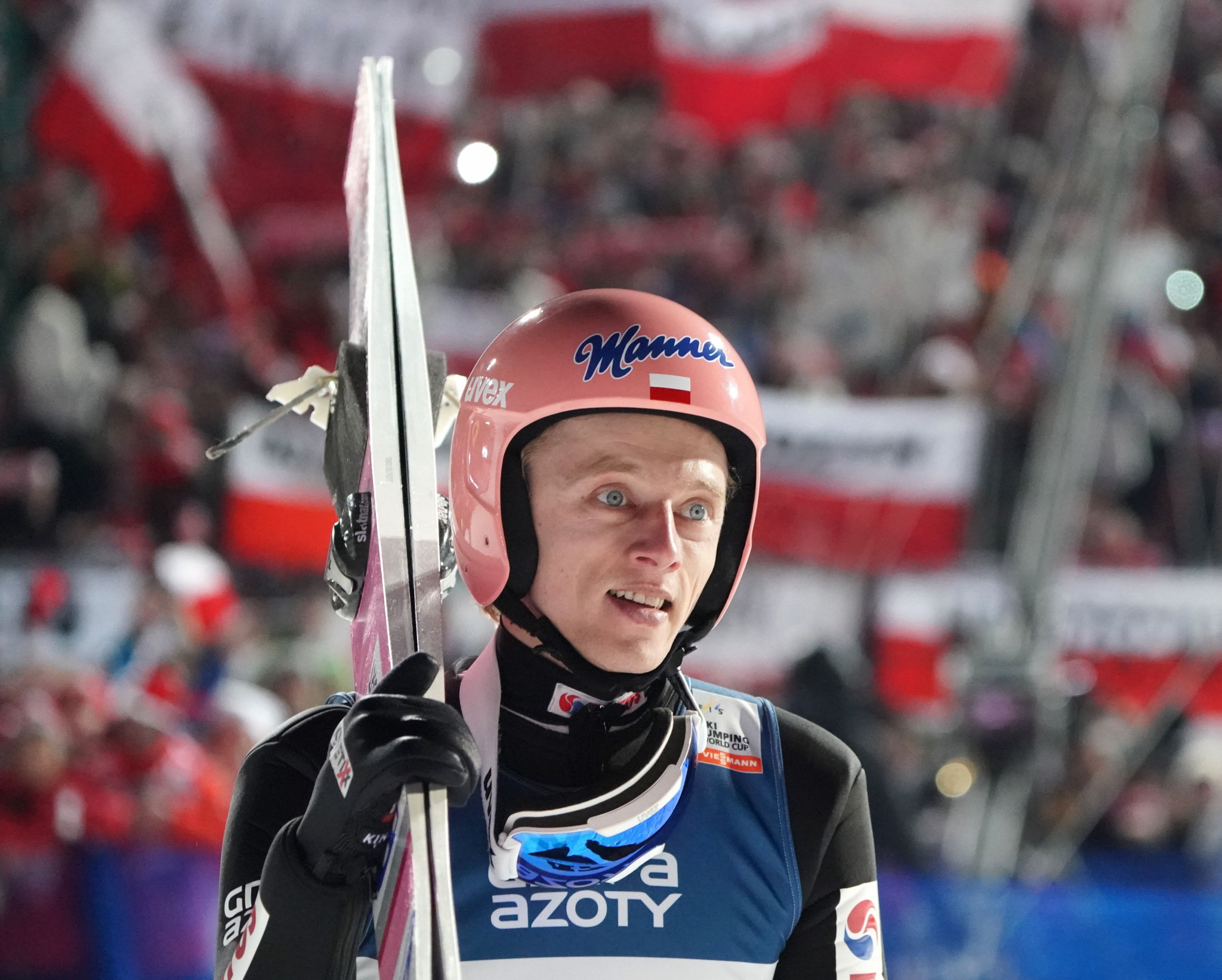 Dawid Kubacki provided further delight for the home crowd at the FIS Ski Jumping World Cup event in Zakopane, finishing third ©Getty Images