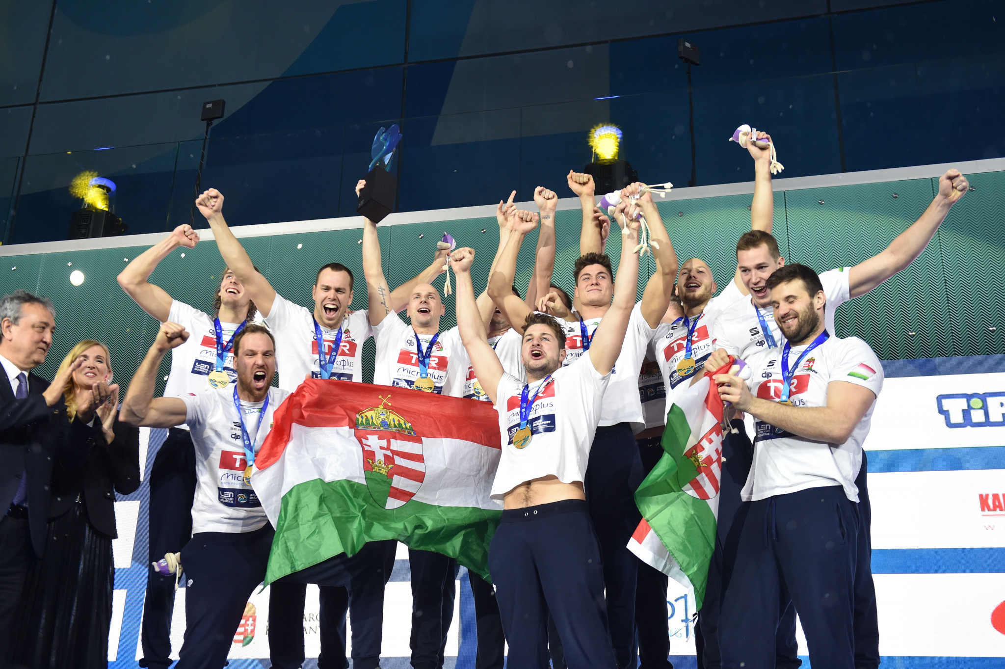 Hungary defeated Spain in a penalty shootout to win the Men's European Water Polo Championship ©Getty Images