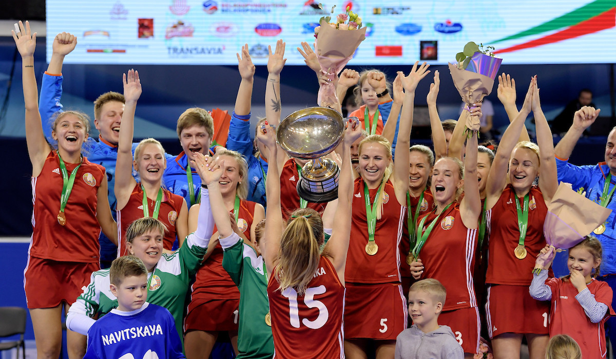Hosts Belarus win first Women's EuroHockey Indoor Nations Championship title