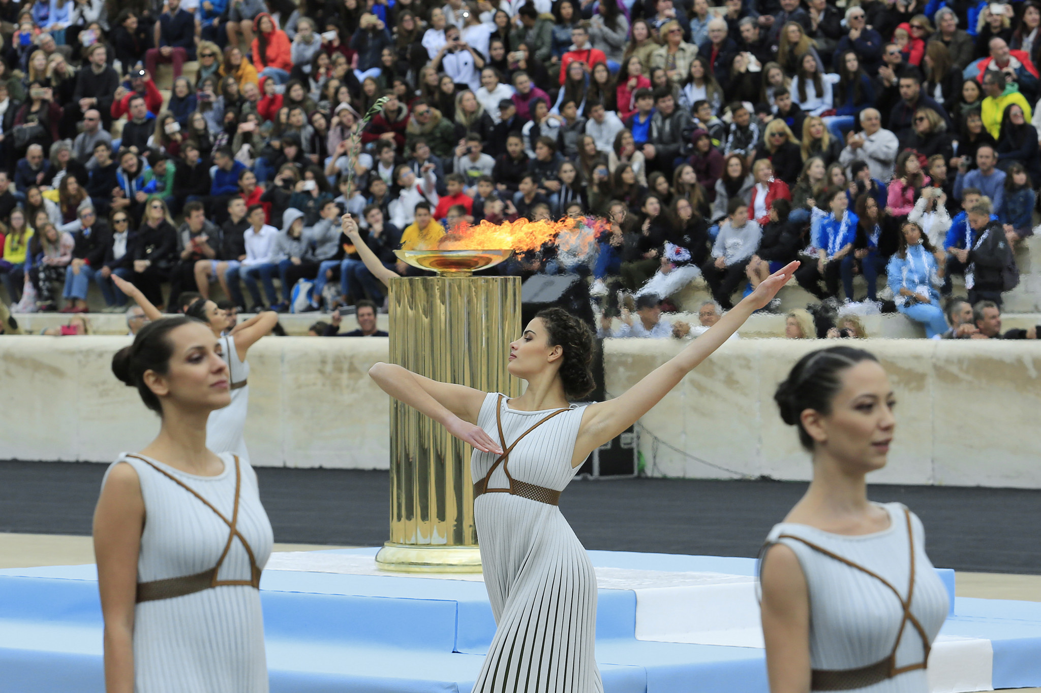 Japanese culture is set to figure prominently at the end of the Olympic flame to Tokyo 2020 in Athens on March 19 ©Getty Images