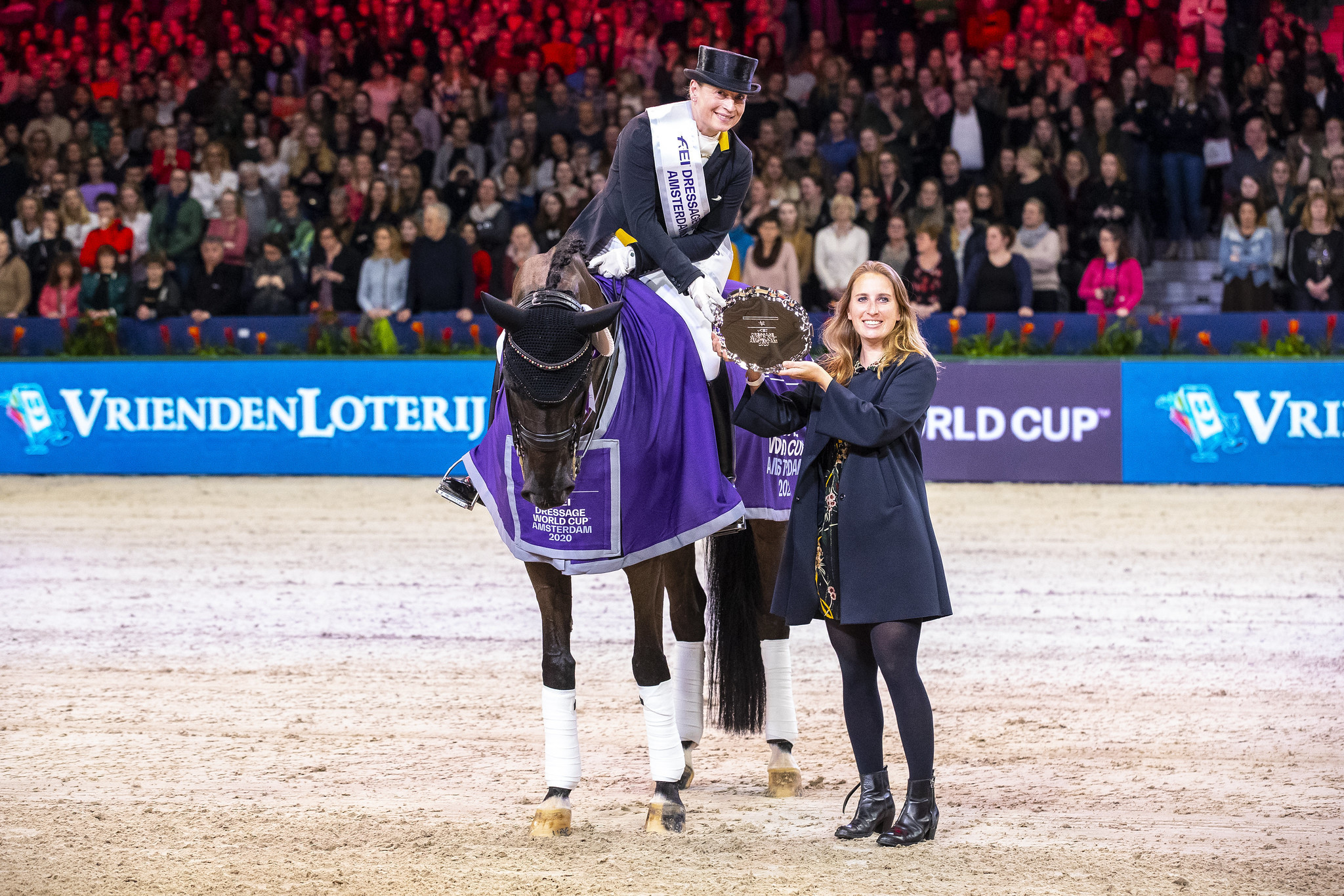 Werth wins in Amsterdam as she chases fourth consecutive FEI Dressage World Cup crown