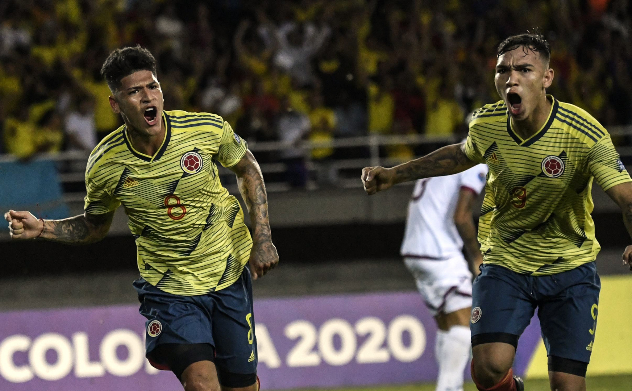 Hosts Colombia came from behind to secure an important win over Venezuela ©Getty Images