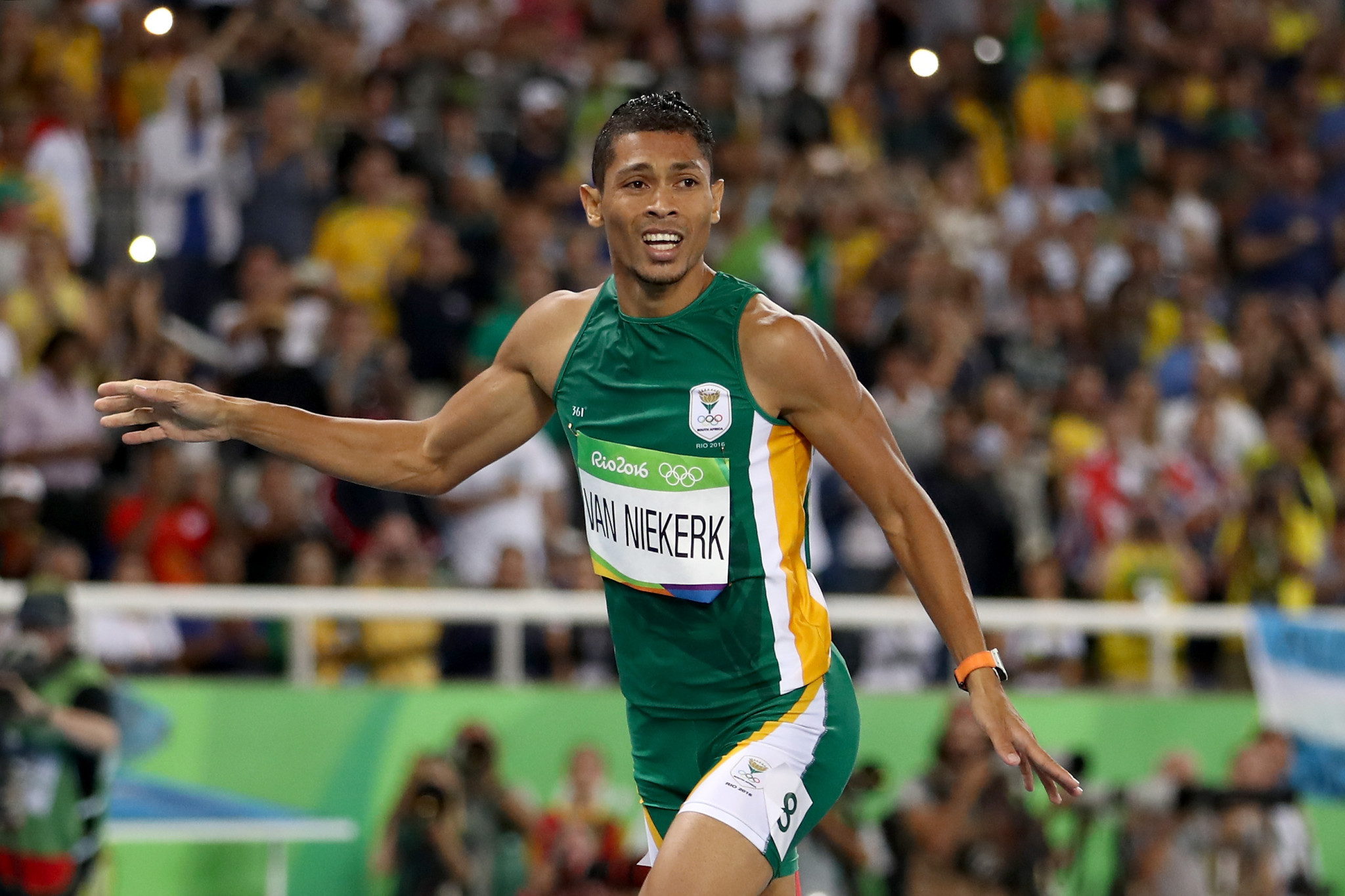 Wayde Van Niekerk was one of South Africa's two Olympic gold medallists at Rio 2016, when he broke the world record in the 400m and is hoping to return from injury in time for Tokyo 2020 ©Getty Images
