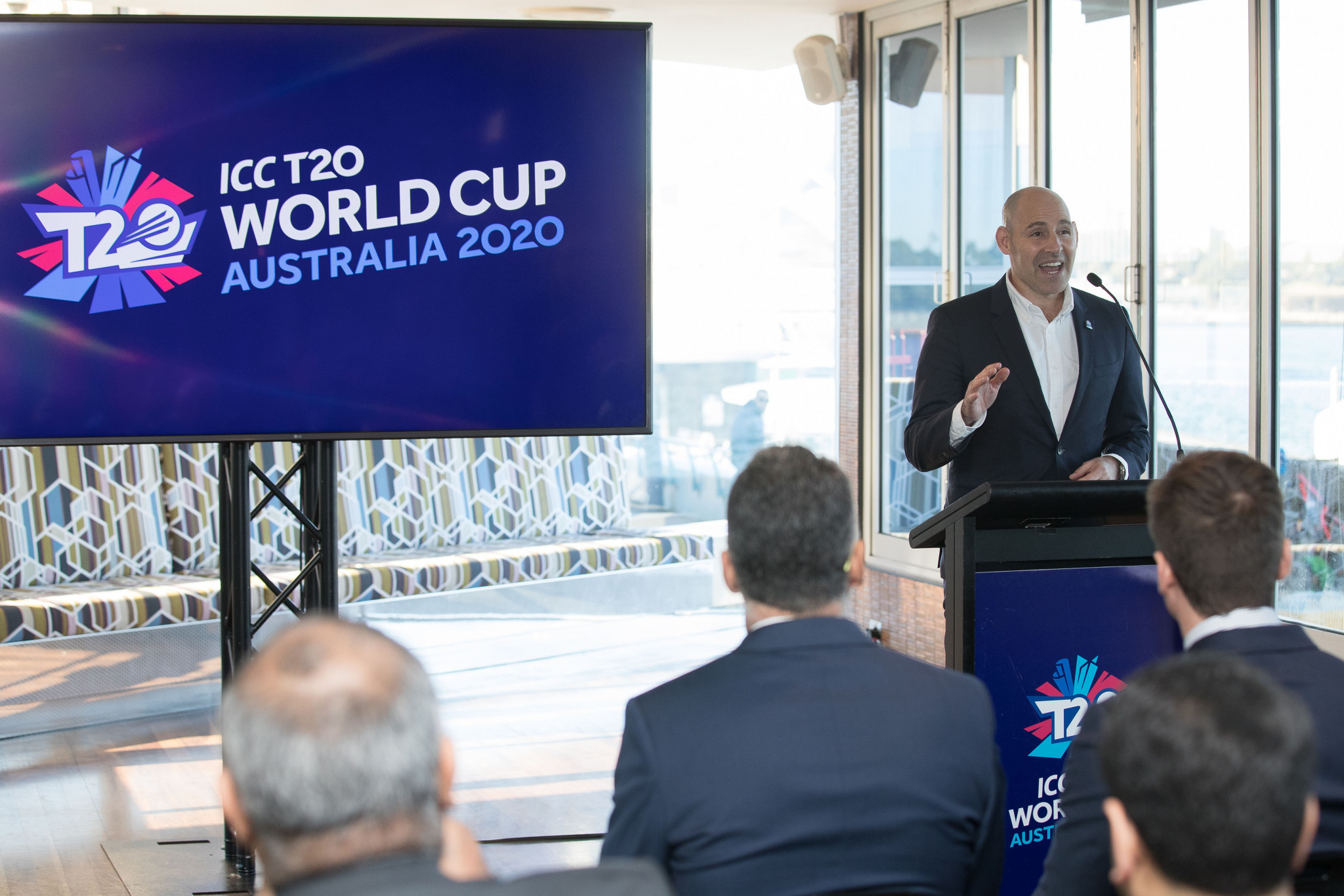 ICC T20 World Cup 2020 Local Organising Committee CEO, Nick Hockley announcing ticket prices for T20 World Cup ©Getty Images