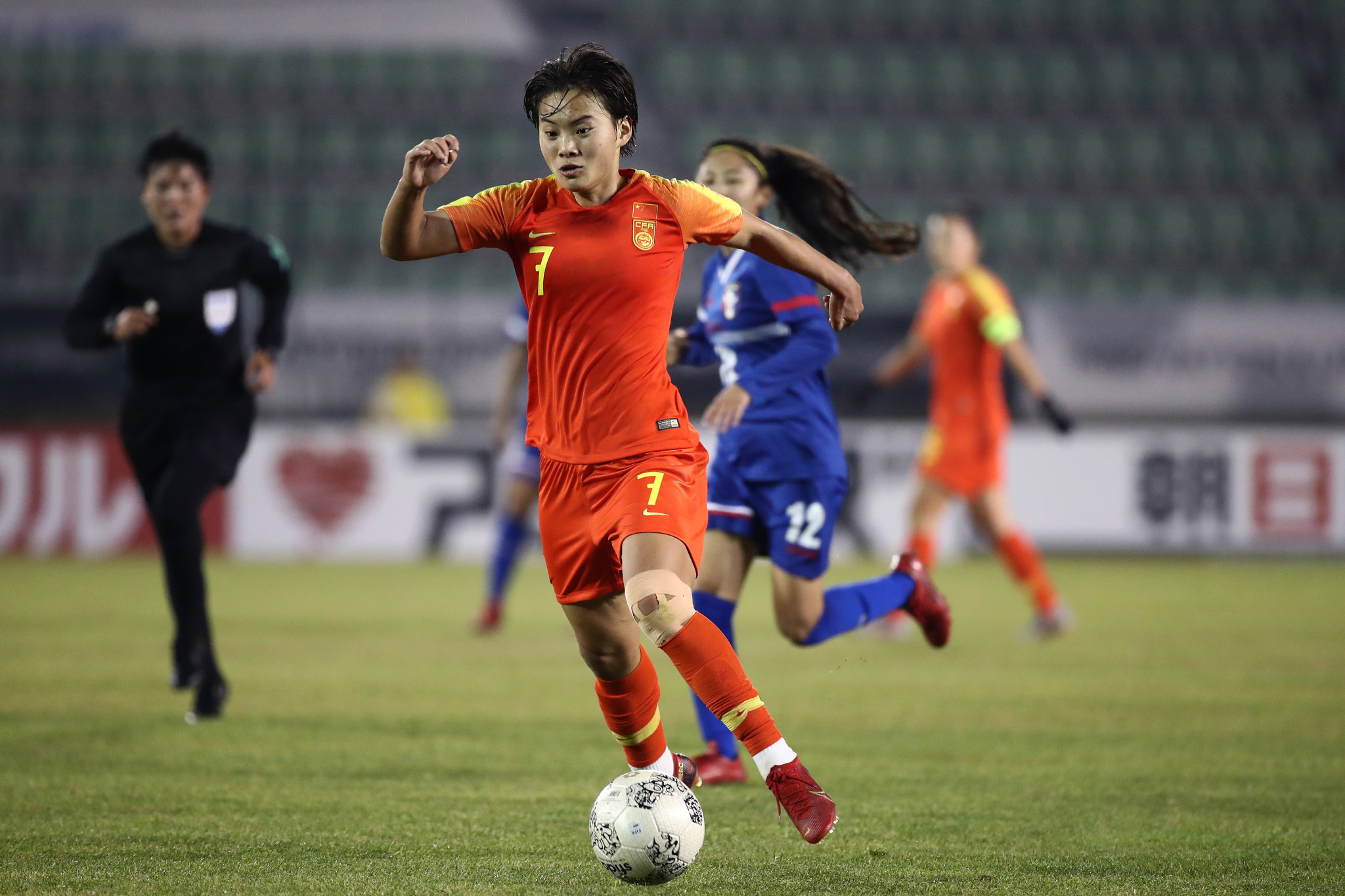 China's experienced midfielder Wang Shuang was not able to travel to Australia for the Olympic qualifying with the squad, being forced to remain in isolation in Wuhan, the centre of the coronavirus outbreak ©Getty Images