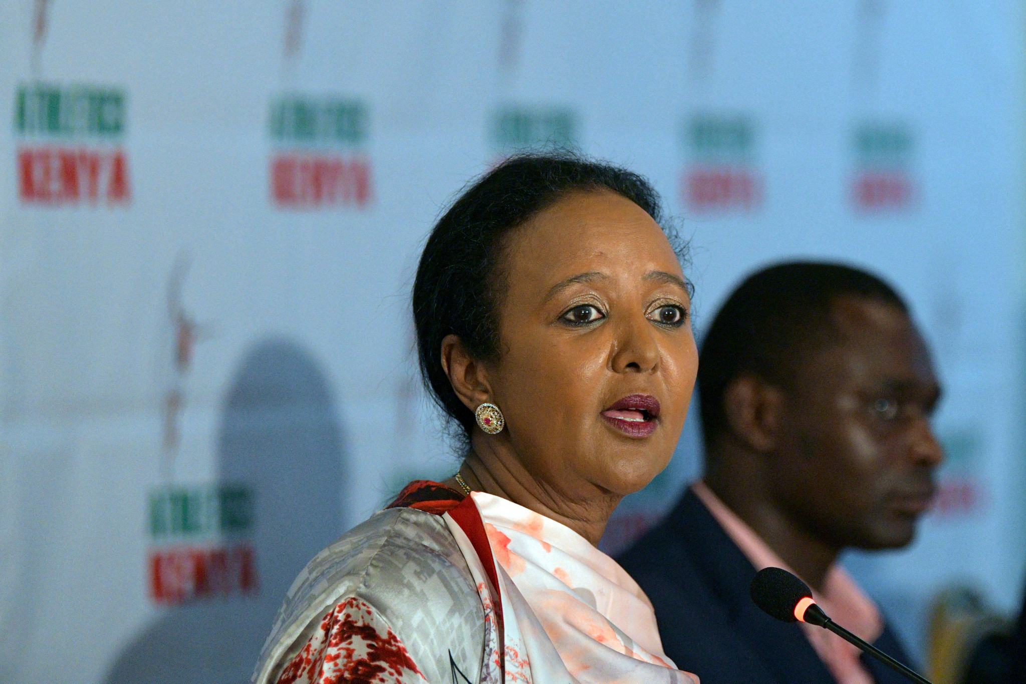 Sports Cabinet Secretary Amina Mohamed said Kenya is keen to enter a clean team into the Tokyo 2020 Olympic Games ©Getty Images