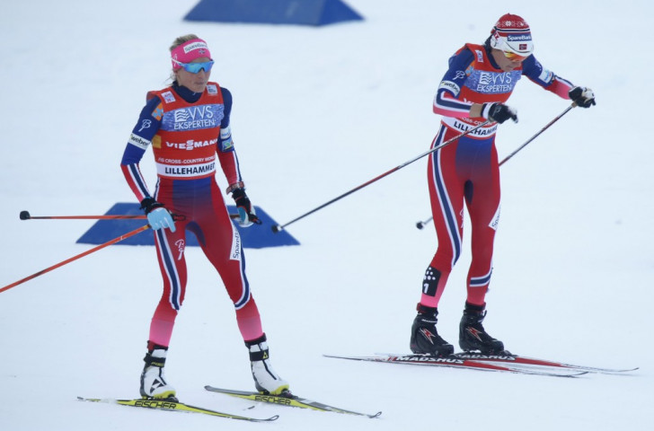 Norway also triumphed in the women's 4x5km relay