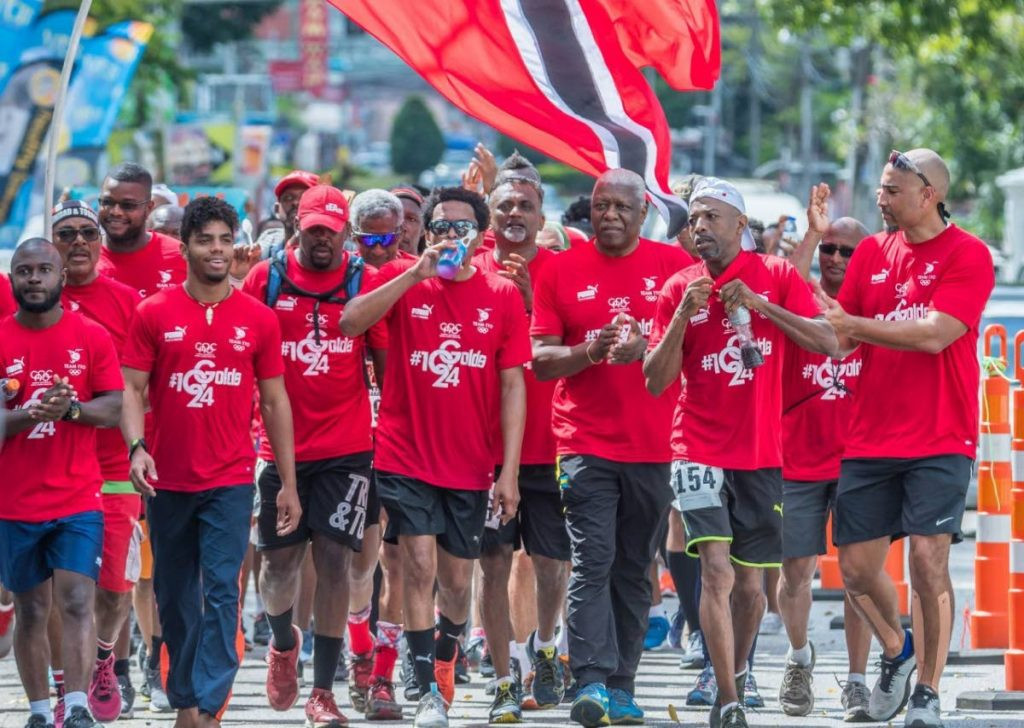 The Trinidad and Tobago International Marathon was again used to drum up support for the country's Olympic preparations ©TTOC