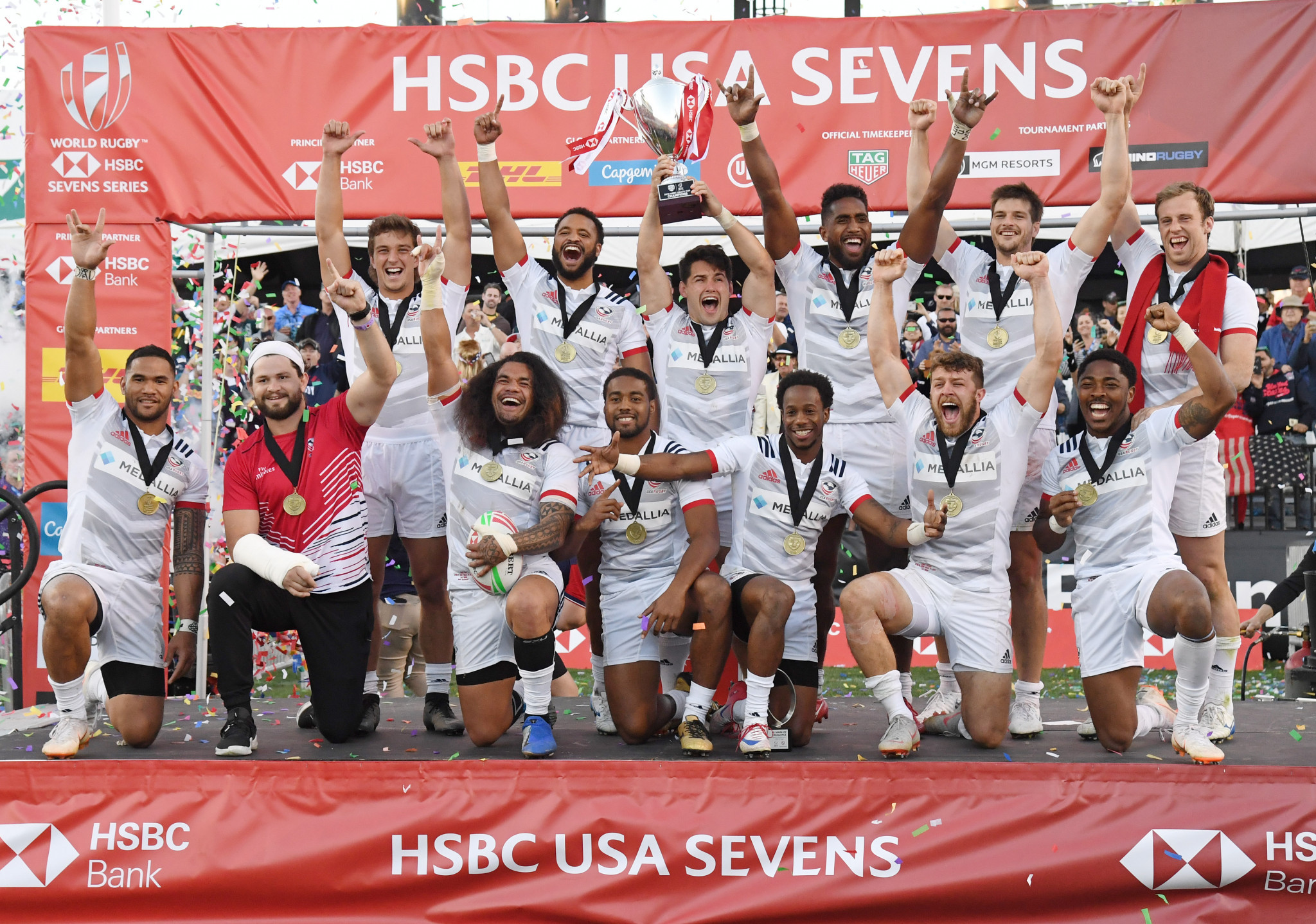 The United States is one of 13 tier two rugby nations, but has enjoyed huge success in the sevens arena ©Getty Images
