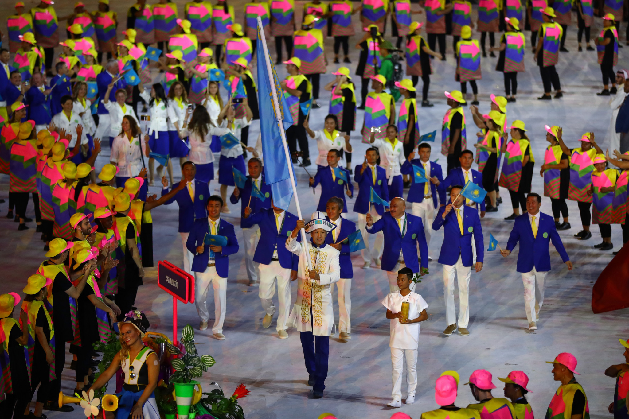 Kazakhstan won 18 medals at the Rio 2016 Olympic Games, including three golds ©Getty Images