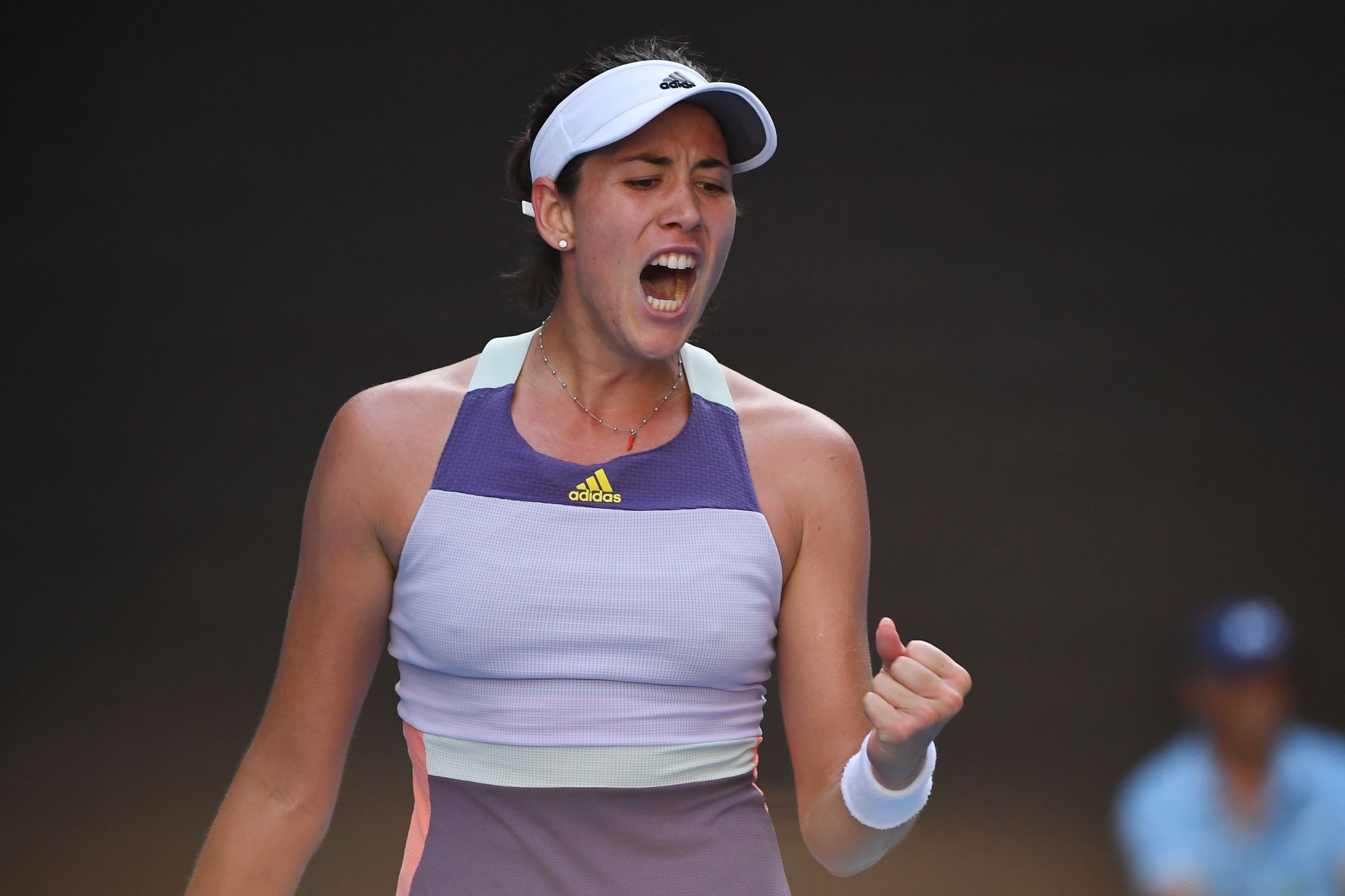 Garbiñe Muguruza booked her place in the women's final ©Getty Images