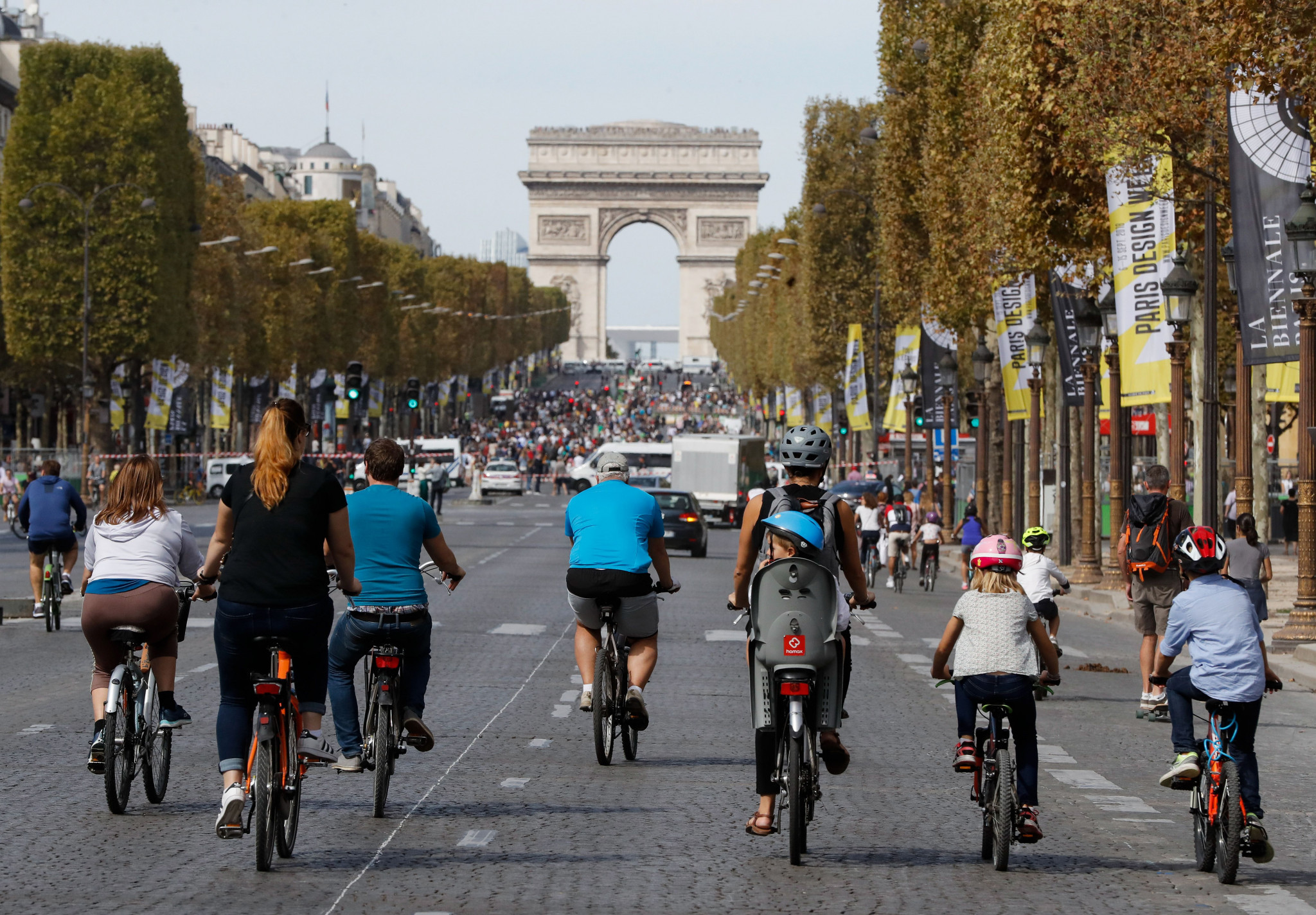 Anne Hidalgo wants a cycle path on every road in Paris ©Getty Images