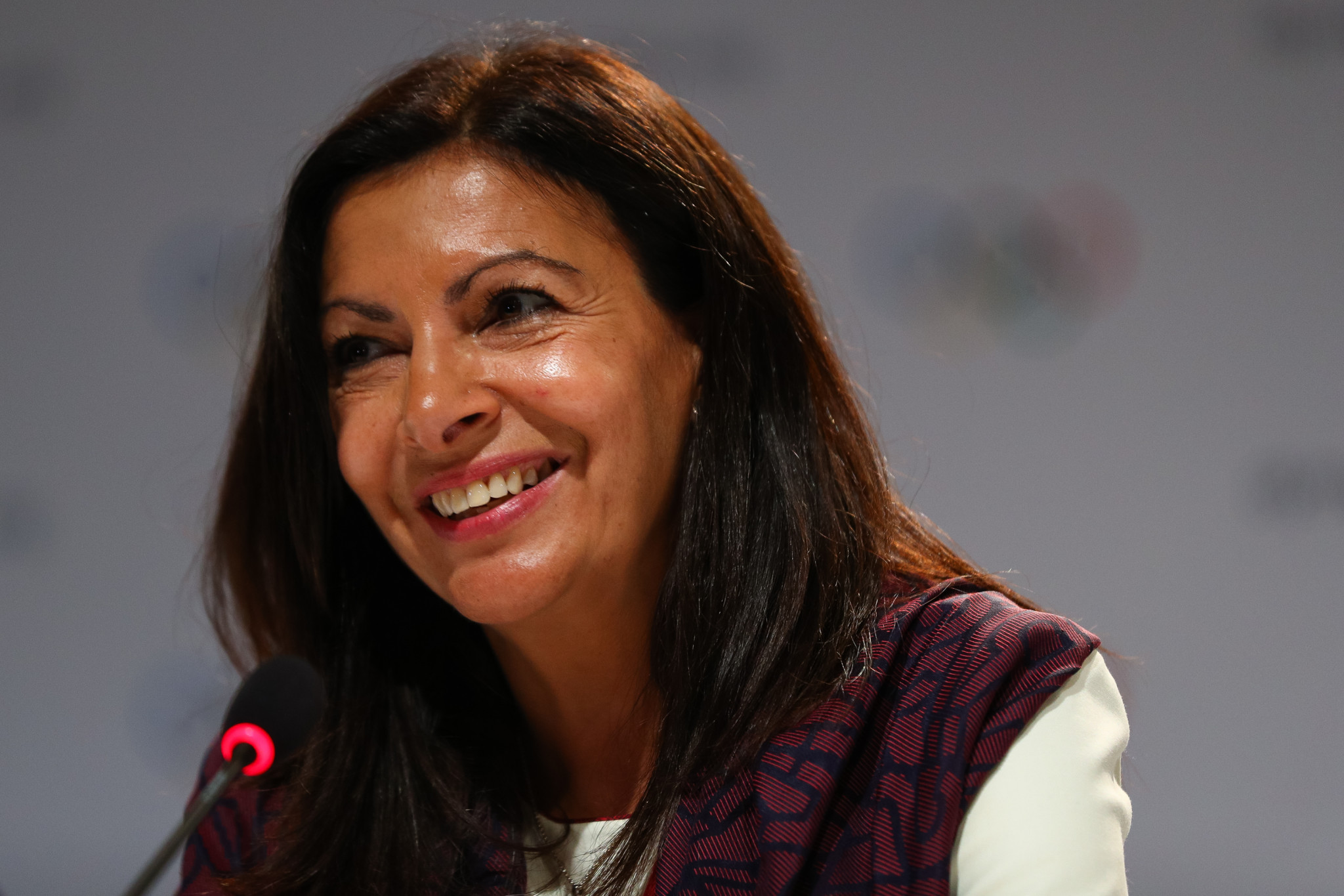 Paris Mayor Anne Hidalgo said "we will make a decision when the moment comes" on Russia and Belarus' involvement at Paris 2024 ©Getty Images