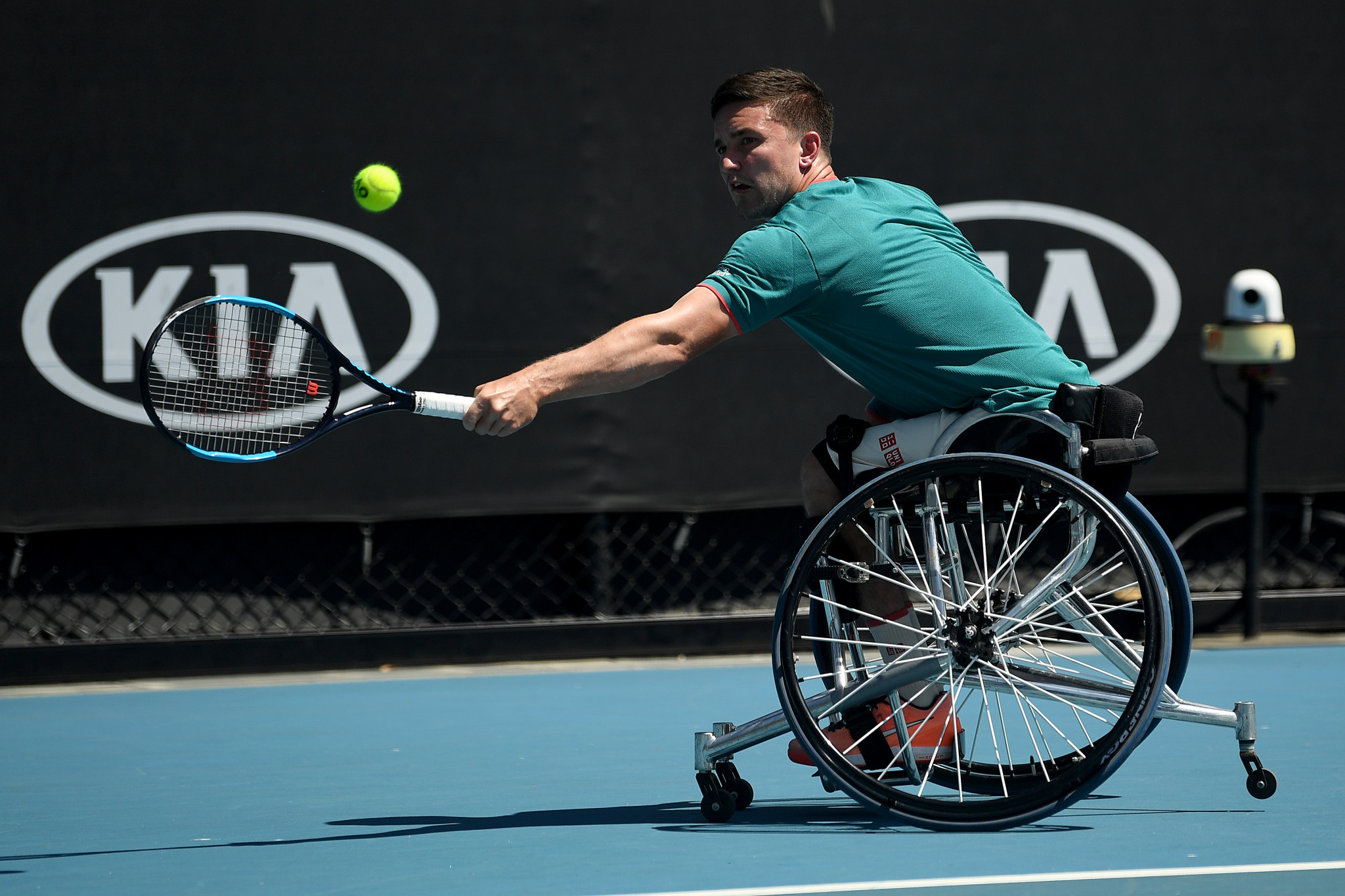 Britain's Gordon Reid reached finals in the men's wheelchair singles and doubles ©Getty Images