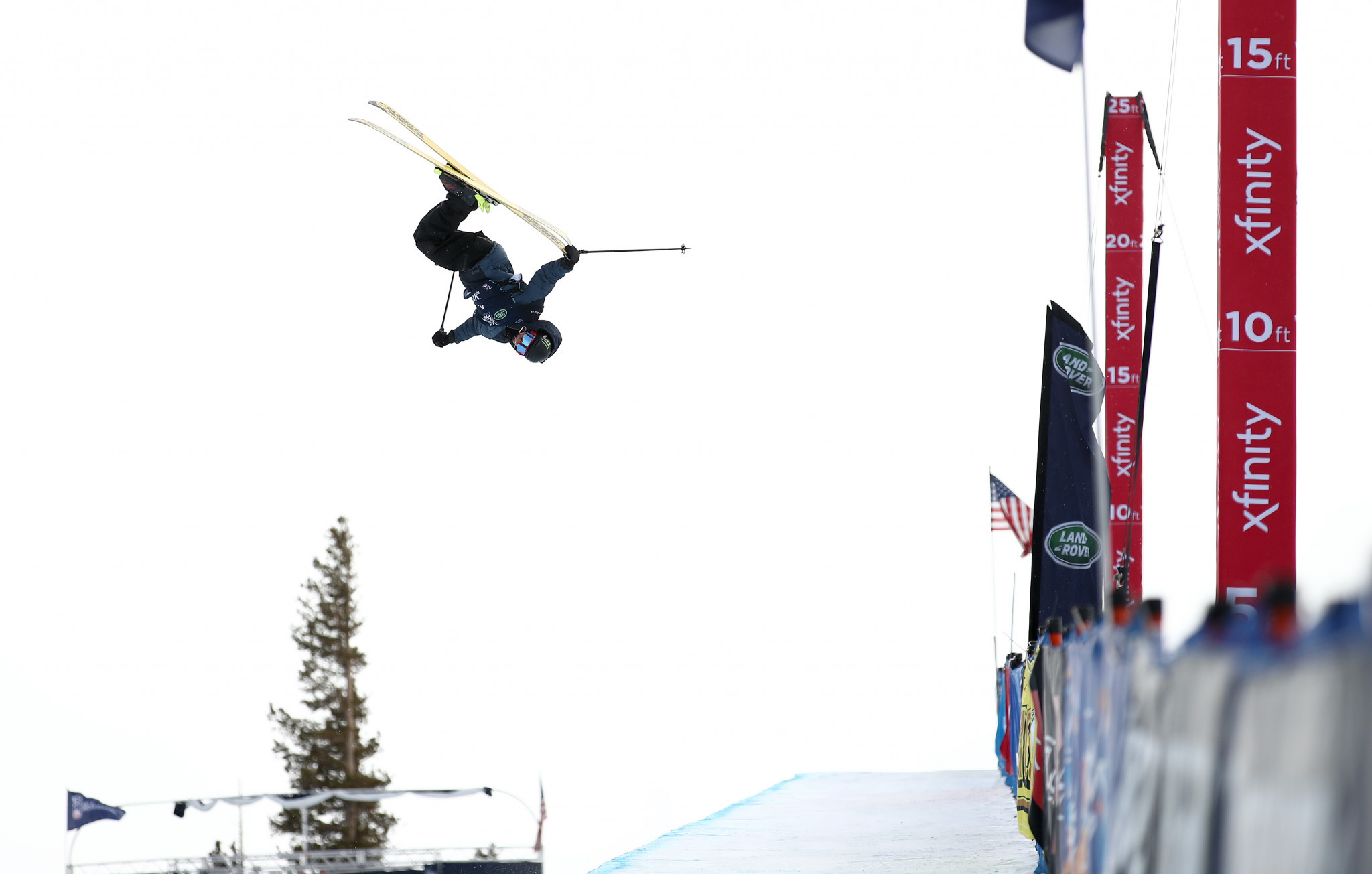Birk Irving during qualification in the men's ski halfpipe ©Getty Images