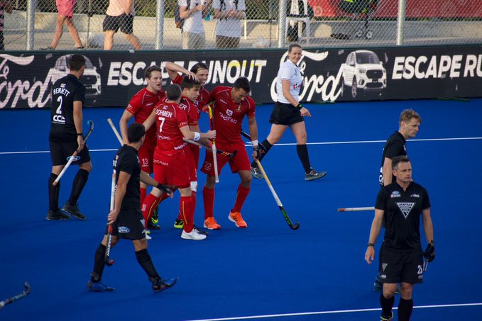 Belgium's men completed a double for the European side over hosts New Zealand in Auckland ©FIH