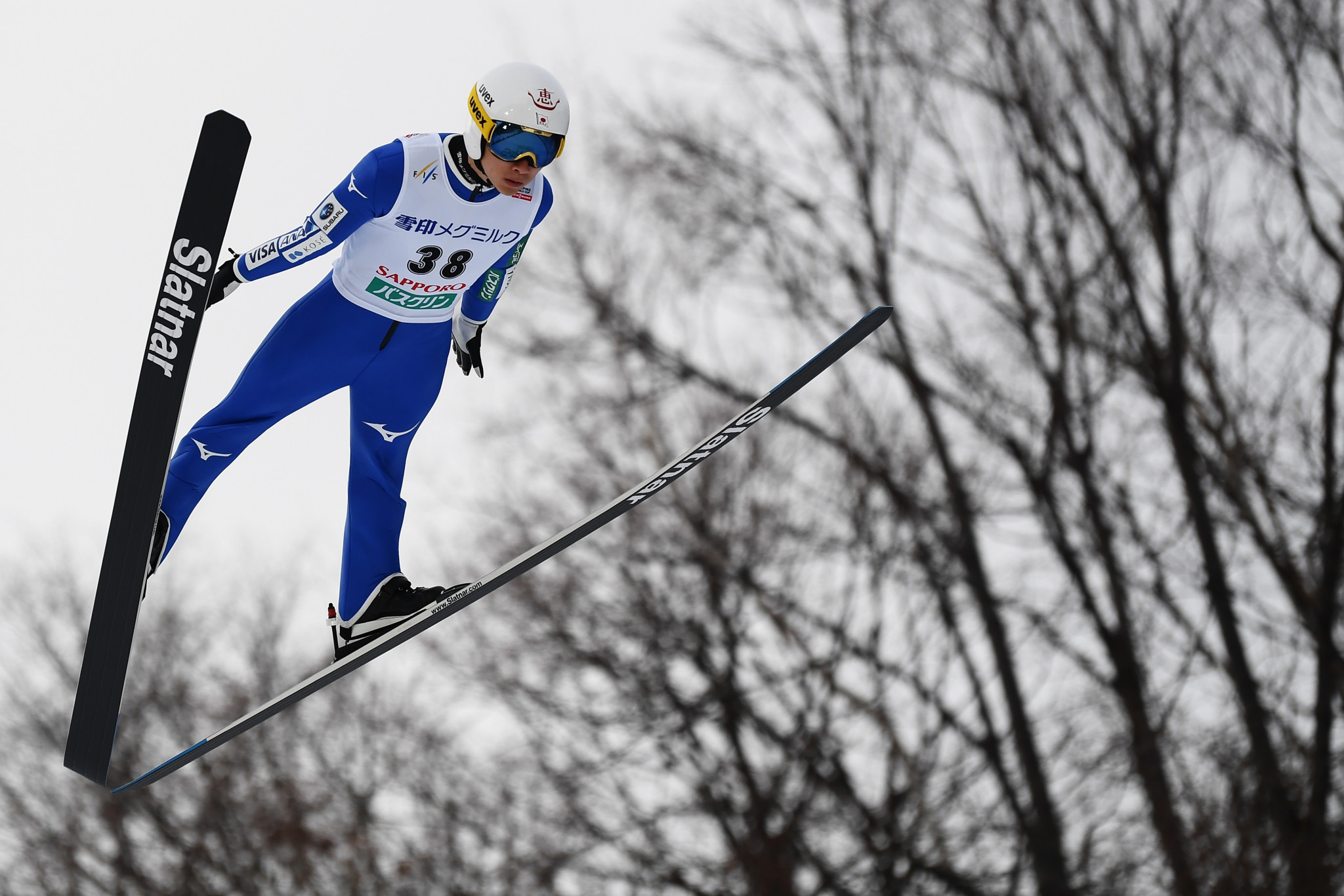Yukiya Sato is the first Japanese ski jumper to win a men's individual World Cup event in Japan since Daiki Ito in 2012 ©Getty Images