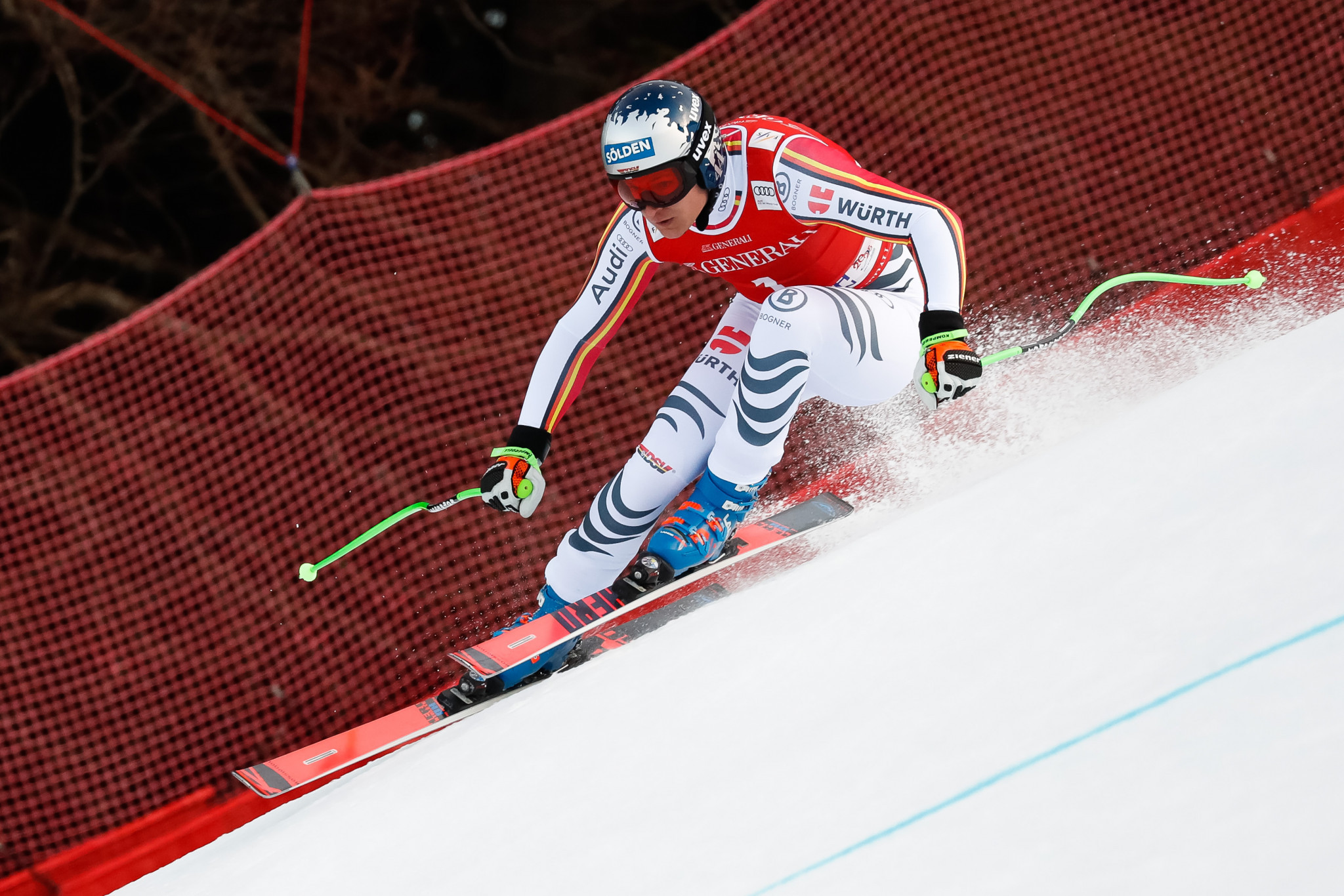Germany's Thomas Dressen won the downhill in Garmisch-Partenkirchen ©Getty Images