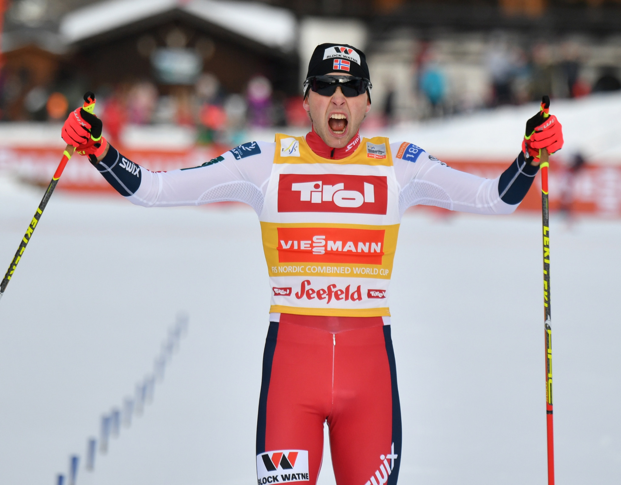 Riiber on brink of first FIS Nordic Combined World Cup Triple triumph