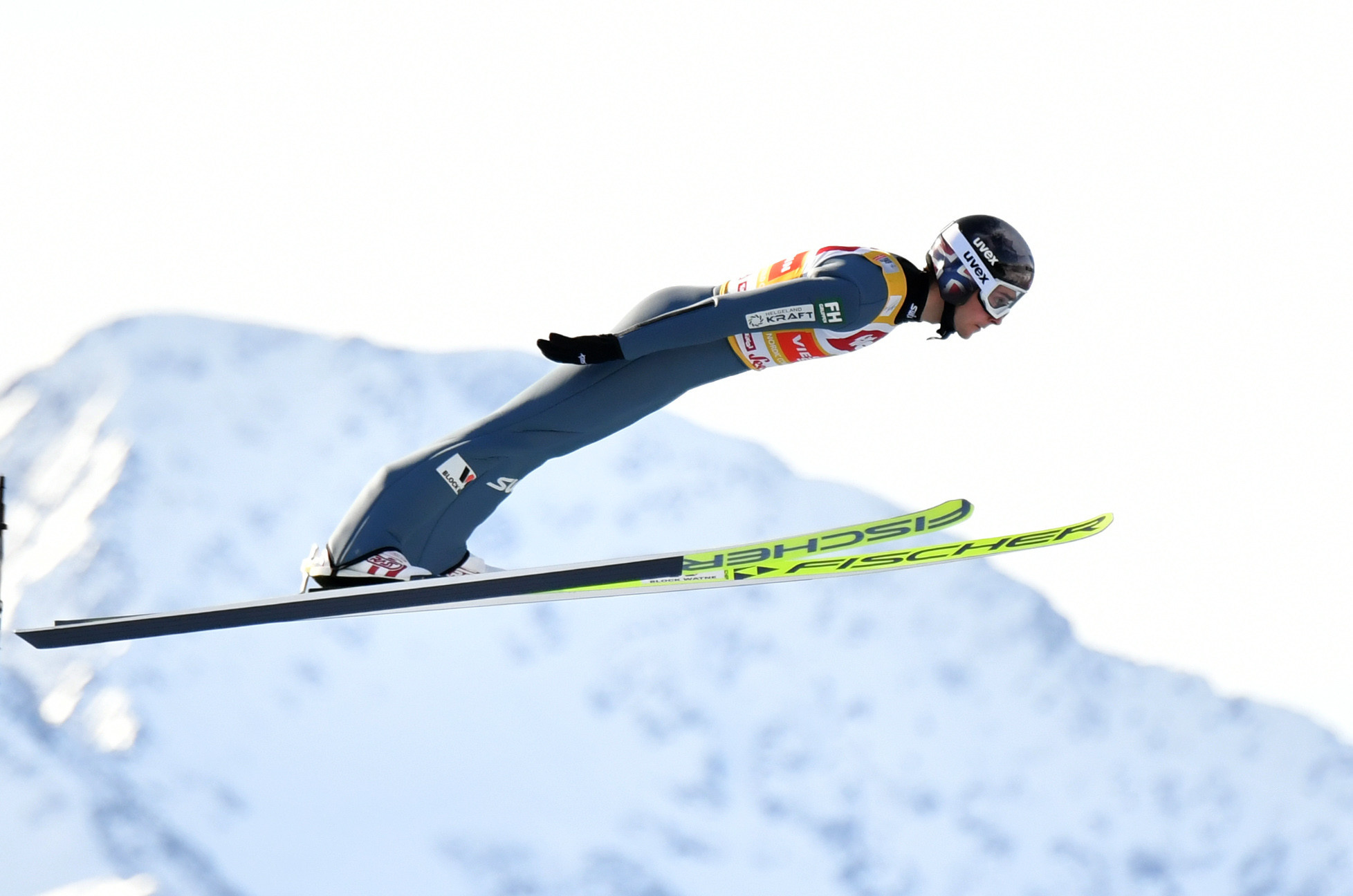 The Norwegian topped the standings after the ski jumping round in Seefeld ©Getty Images