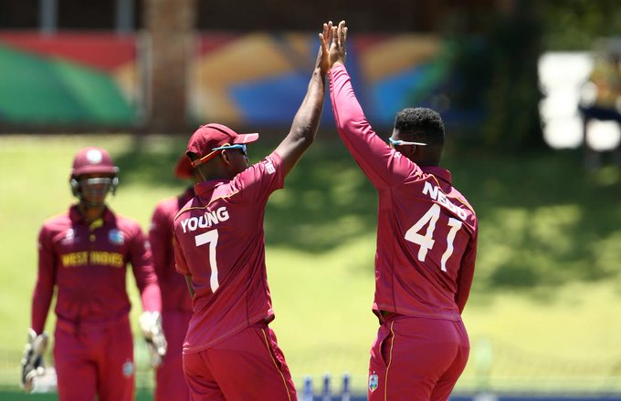 West Indies reach fifth place playoff at ICC Under-19 World Cup