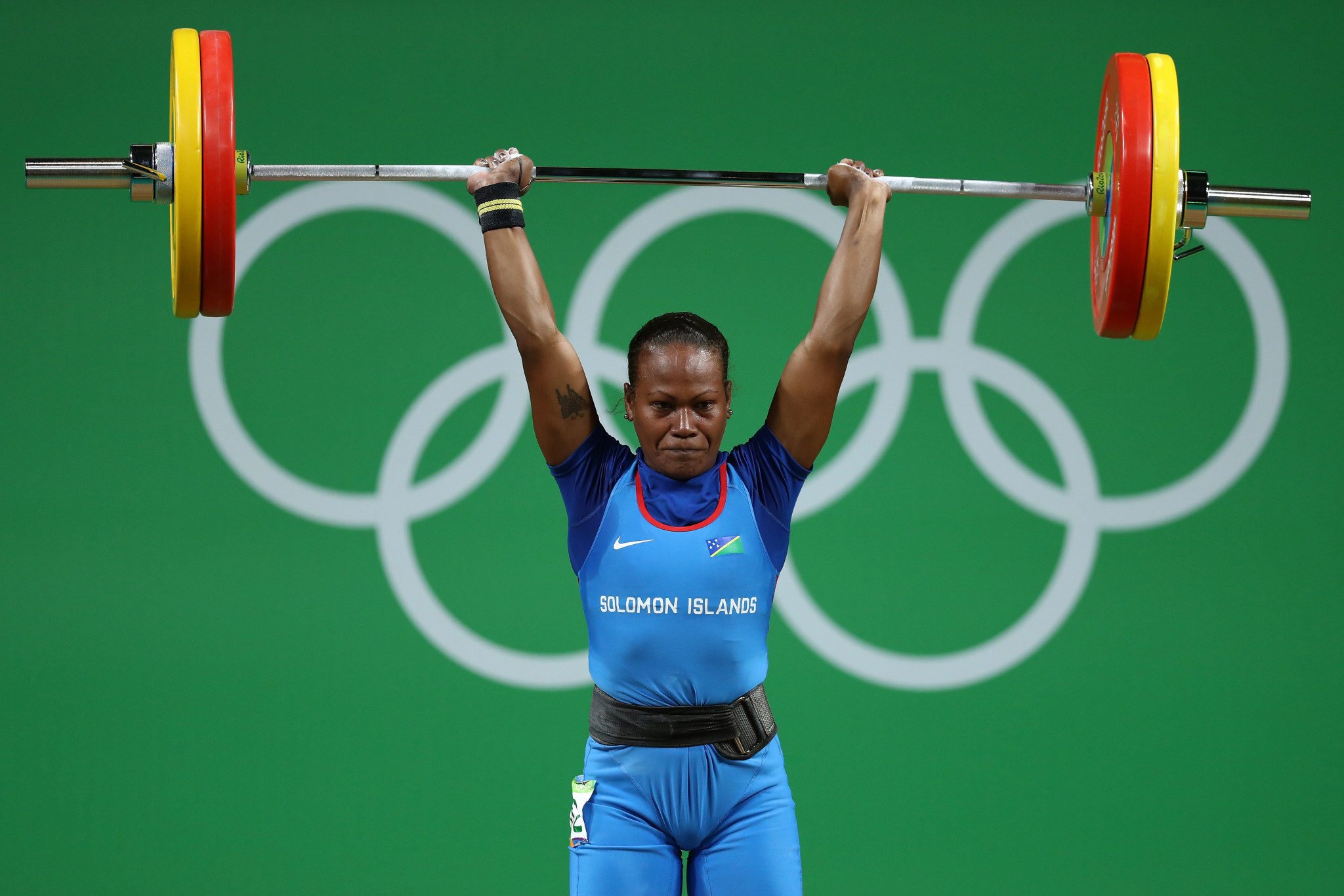 Jenly Tegu Wini was one of three Solomon Islands Olympians at Rio 2016 ©Getty Images