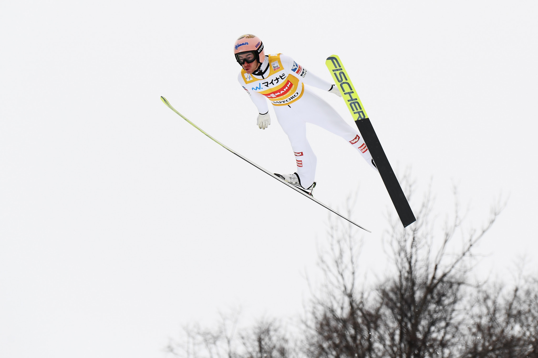 World Cup leader Stephan Kraft soars to victory in Sapporo ©Getty Images