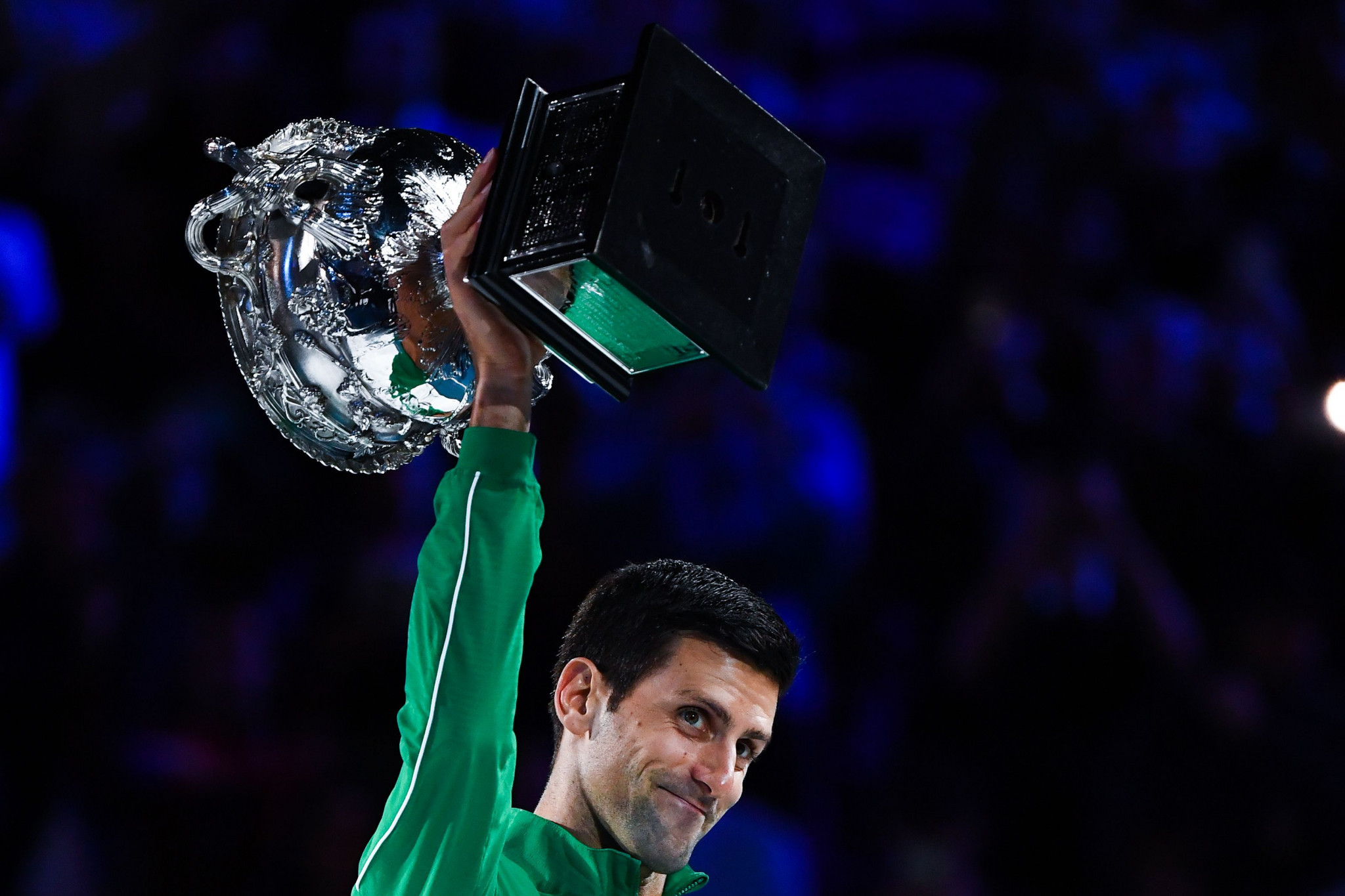 Novak Djokovic overcame Dominic Thiem in the men's singles final ©Getty Images