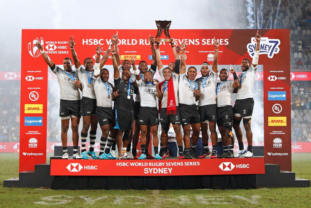 Fiji overcame South Africa to win the Sydney Sevens for the first time ©World Rugby