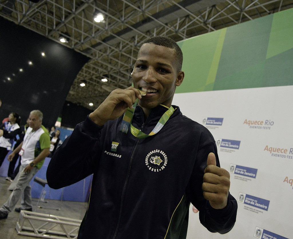 Brazil enjoyed a successful day with three gold medals, led by Robson Conceição ©AIBA